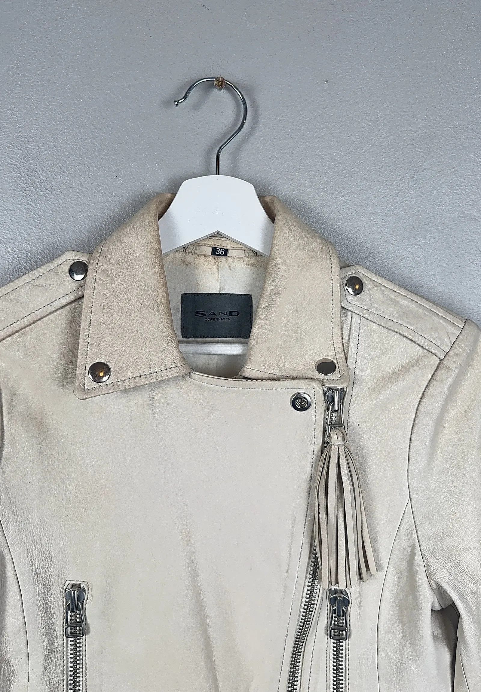 SAND Sand Leather Jacket Size XS / US 0-2 / IT 36-38 - 5 Thumbnail