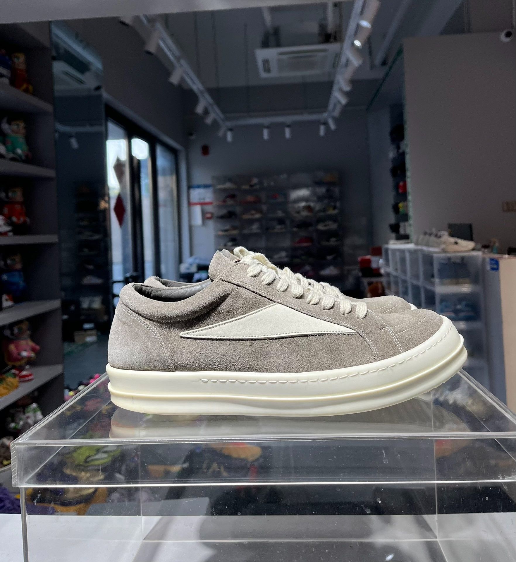 Rick Owens Rick Owens Suede Gray Lowtop Sneakers 8 Men Size US 8 / EU 41 - 3 Thumbnail