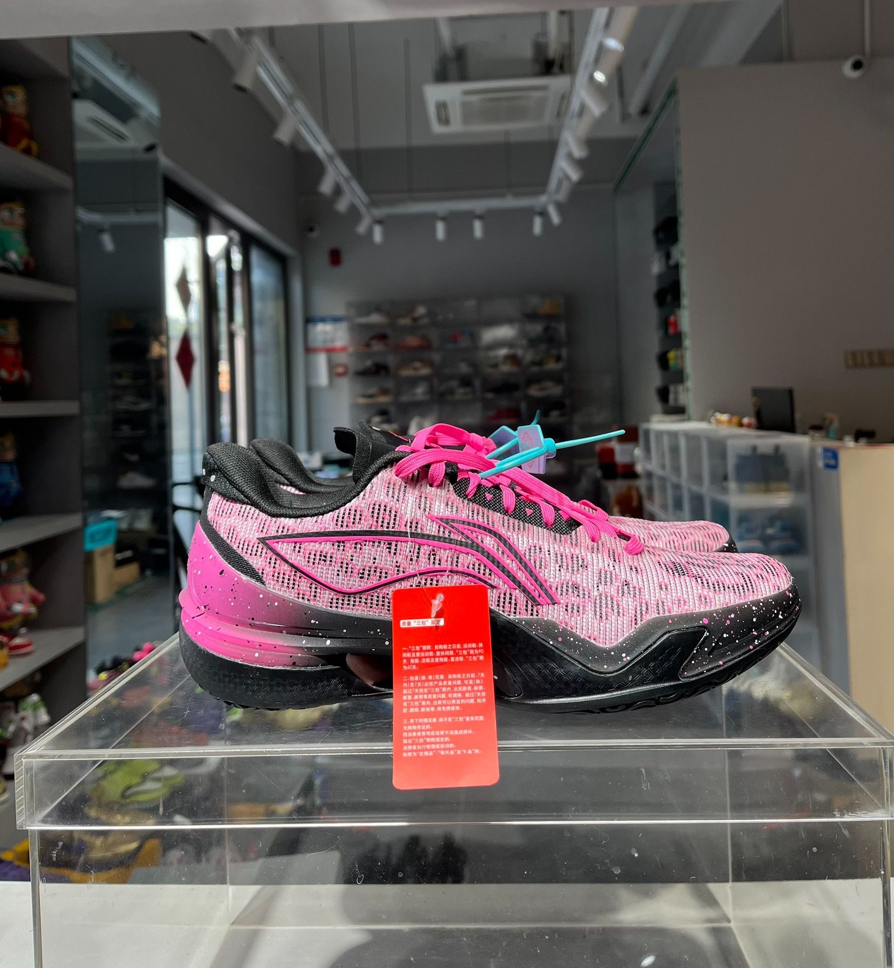 Li-Ning Li-Ning Pink Lowtop Sneakers 43 Men Size US 10 / EU 43 - 3 Thumbnail
