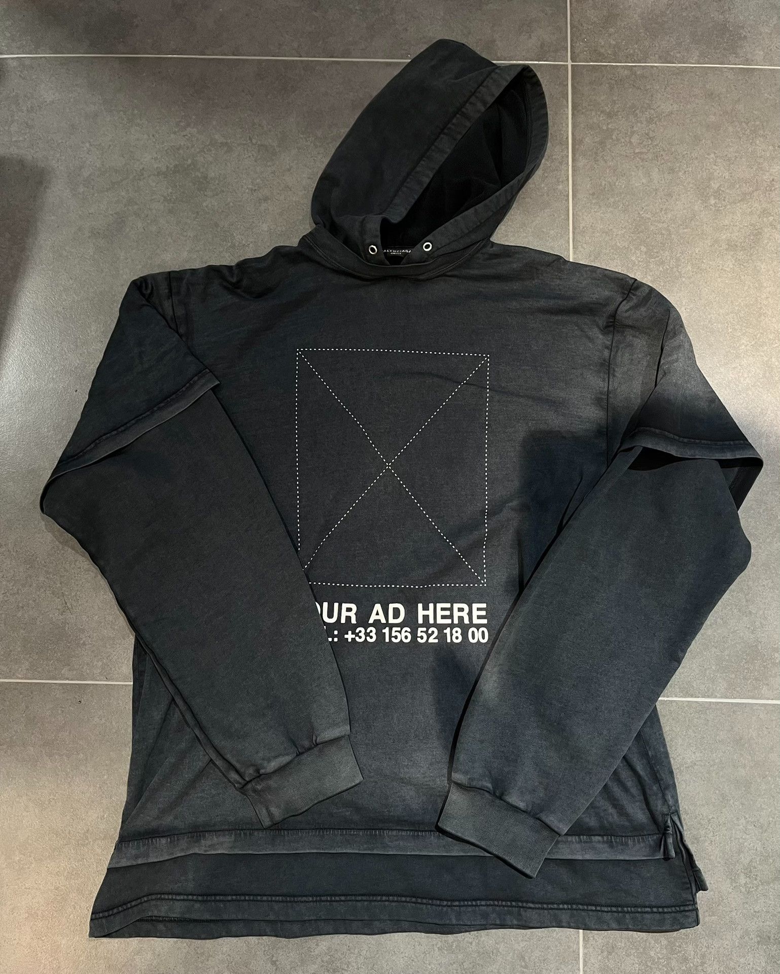 Balenciaga Balenciaga Distressed Hoodie m Men Size US M / EU 48-50 / 2 - 4 Thumbnail