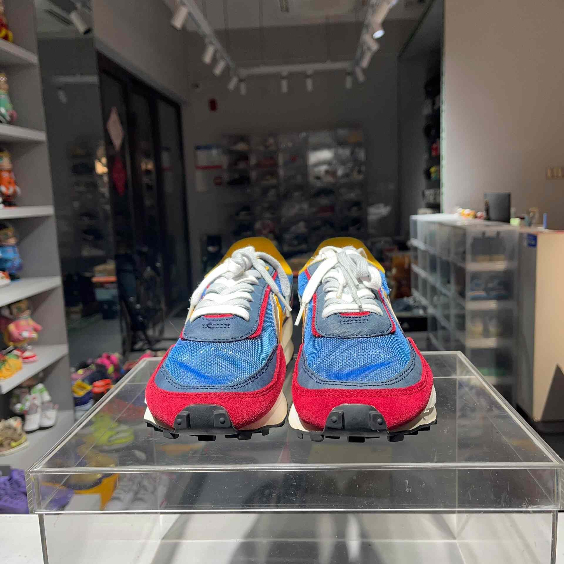 Sacai Sacai Blue Lowtop Sneakers 12 Men Size US 12 / EU 45 - 2 Thumbnail
