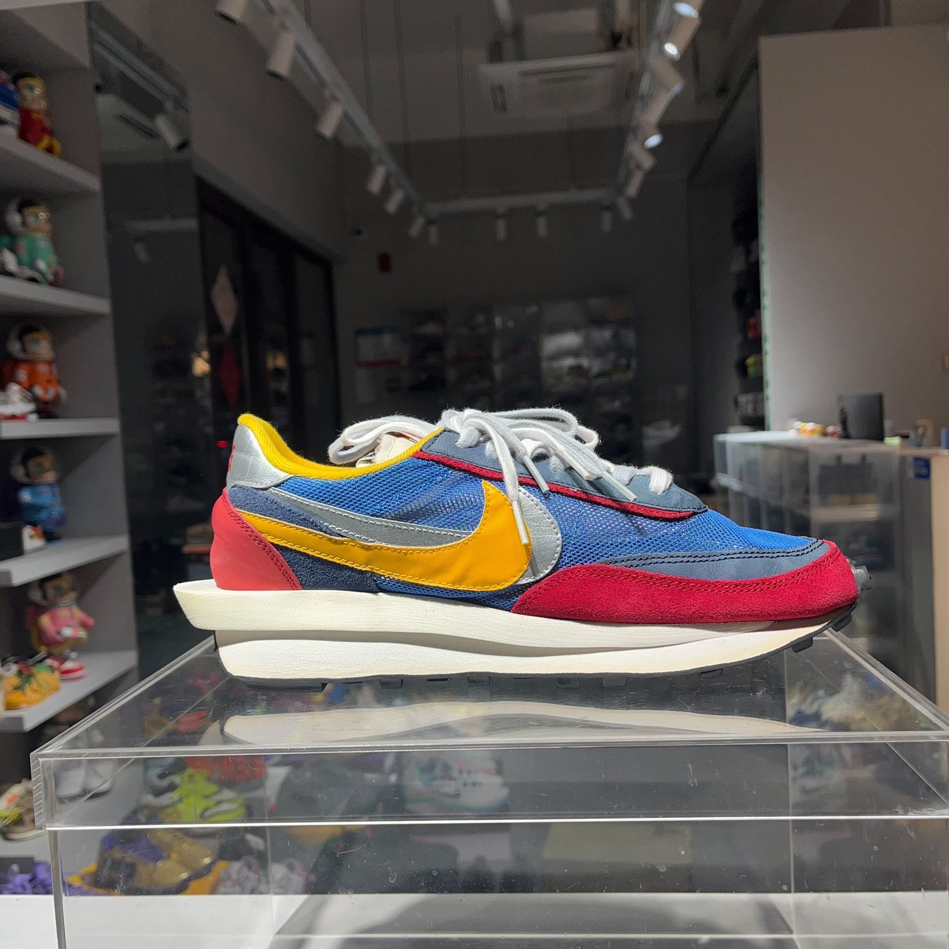 Sacai Sacai Blue Lowtop Sneakers 12 Men Size US 12 / EU 45 - 3 Thumbnail