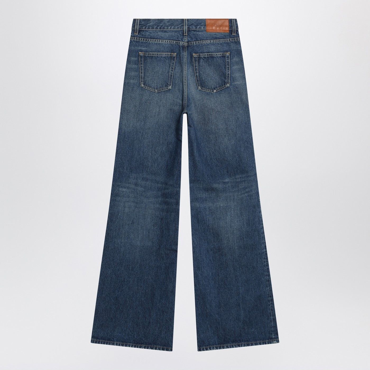 Chloe Chloe Flared Blue Jeans Size 28" / US 6 / IT 42 - 2 Thumbnail