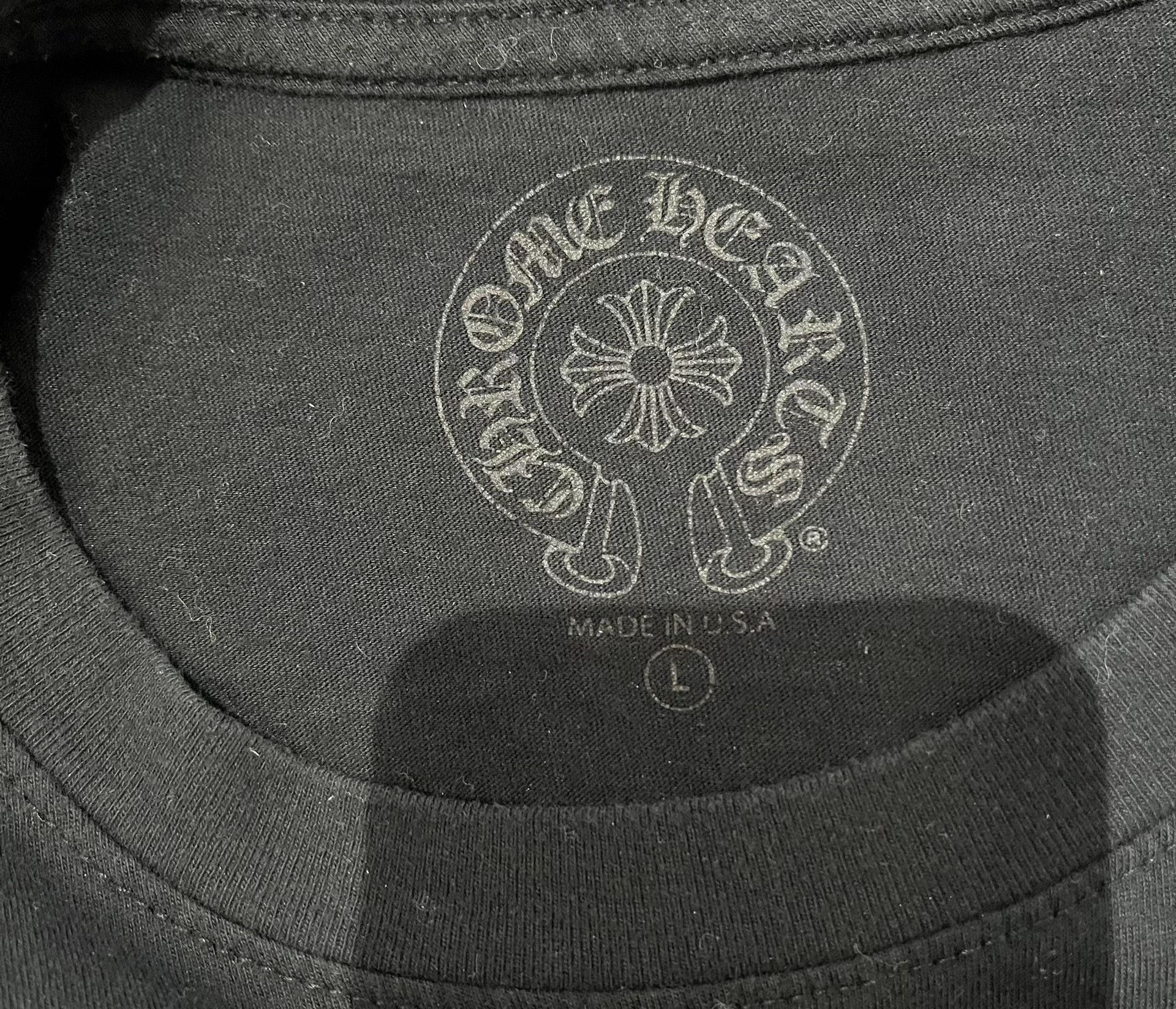Chrome Hearts Chrome Hearts Collab T-Shirt L Men Size US L / EU 52-54 / 3 - 5 Thumbnail