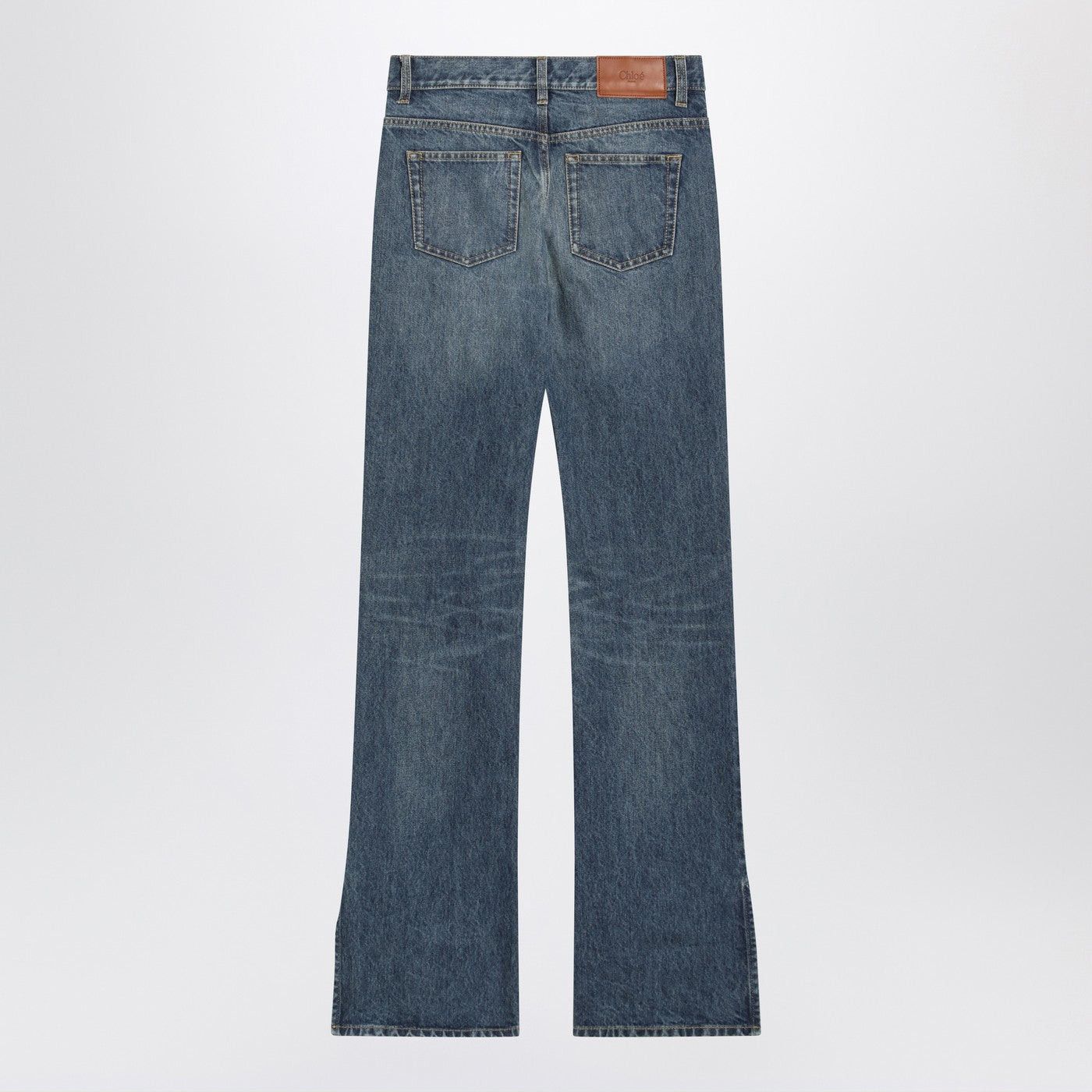 Chloe Chloe Blue Jeans With Slits Size 27" / US 4 / IT 40 - 2 Thumbnail
