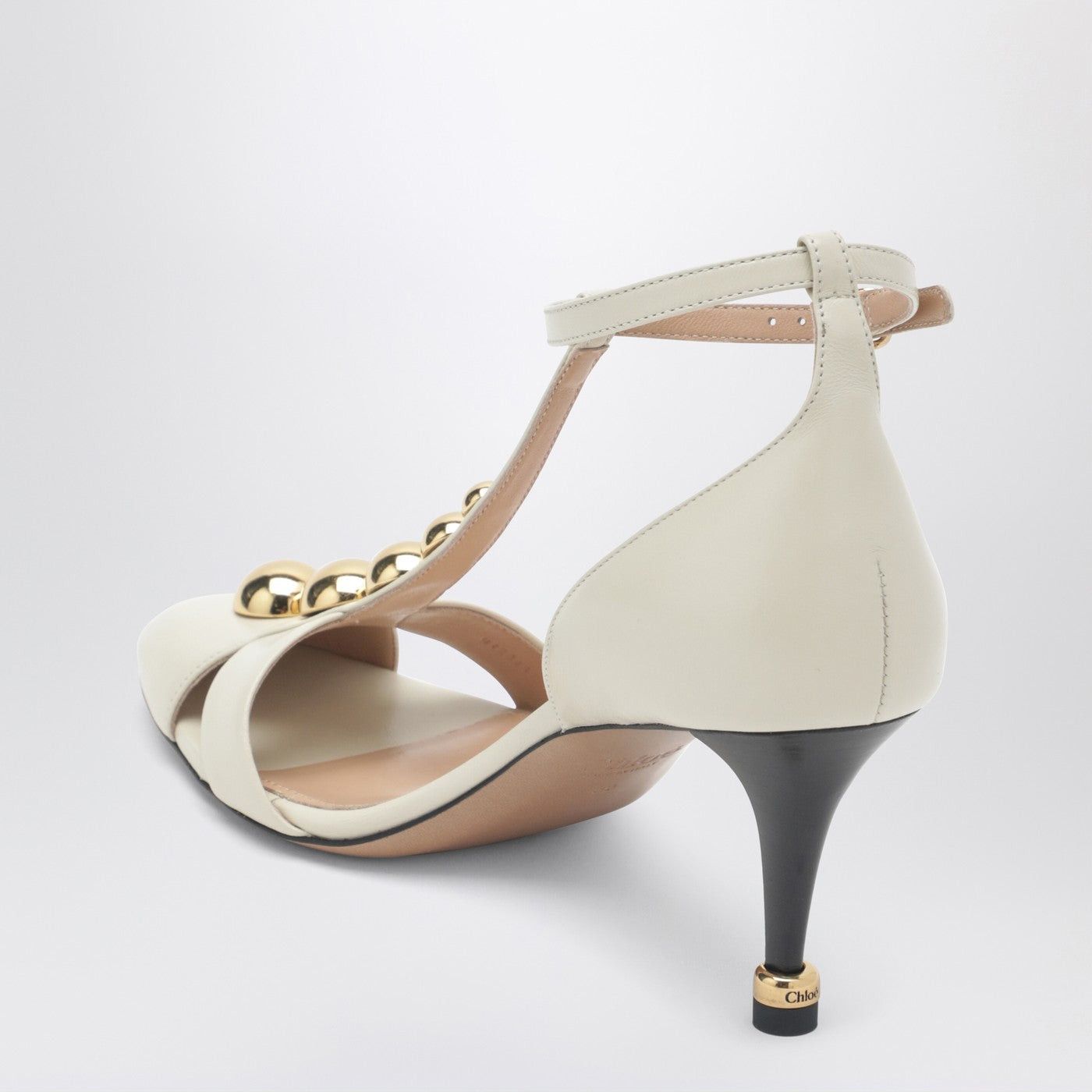 Chloe Chloe Cleia Ivory Heeled Sandals Size US 9 / IT 39 - 2 Thumbnail