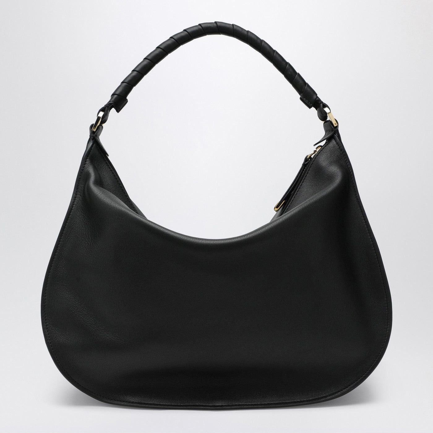 Chloe Chloe Black Leather Marcie Shoulder Bag Size ONE SIZE - 2 Thumbnail
