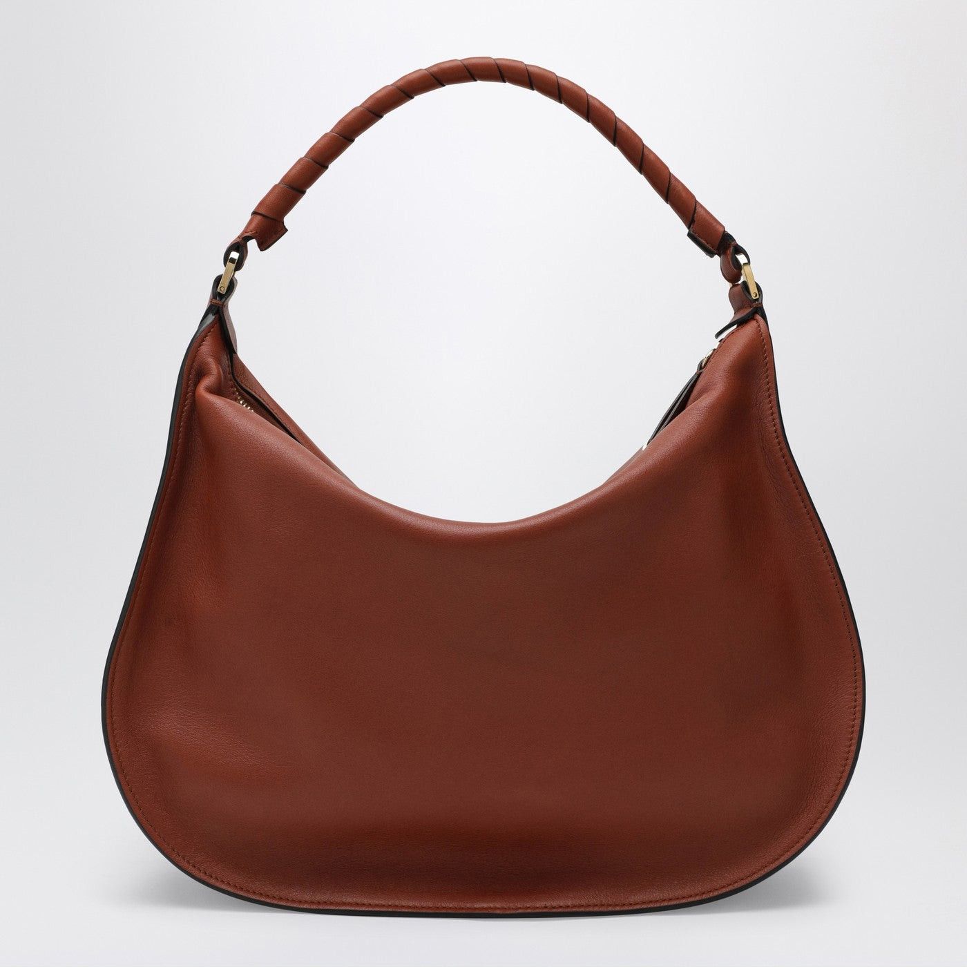 Chloe Chloe Brown Leather Marcie Shoulder Bag Size ONE SIZE - 2 Thumbnail