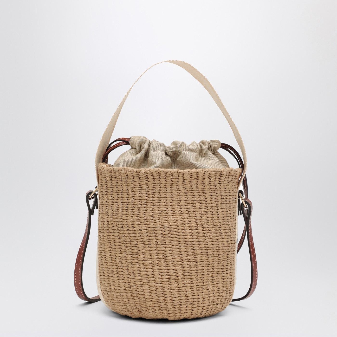 Chloe Chloe Small Woody Raffia Bucket Bag Size ONE SIZE - 2 Thumbnail