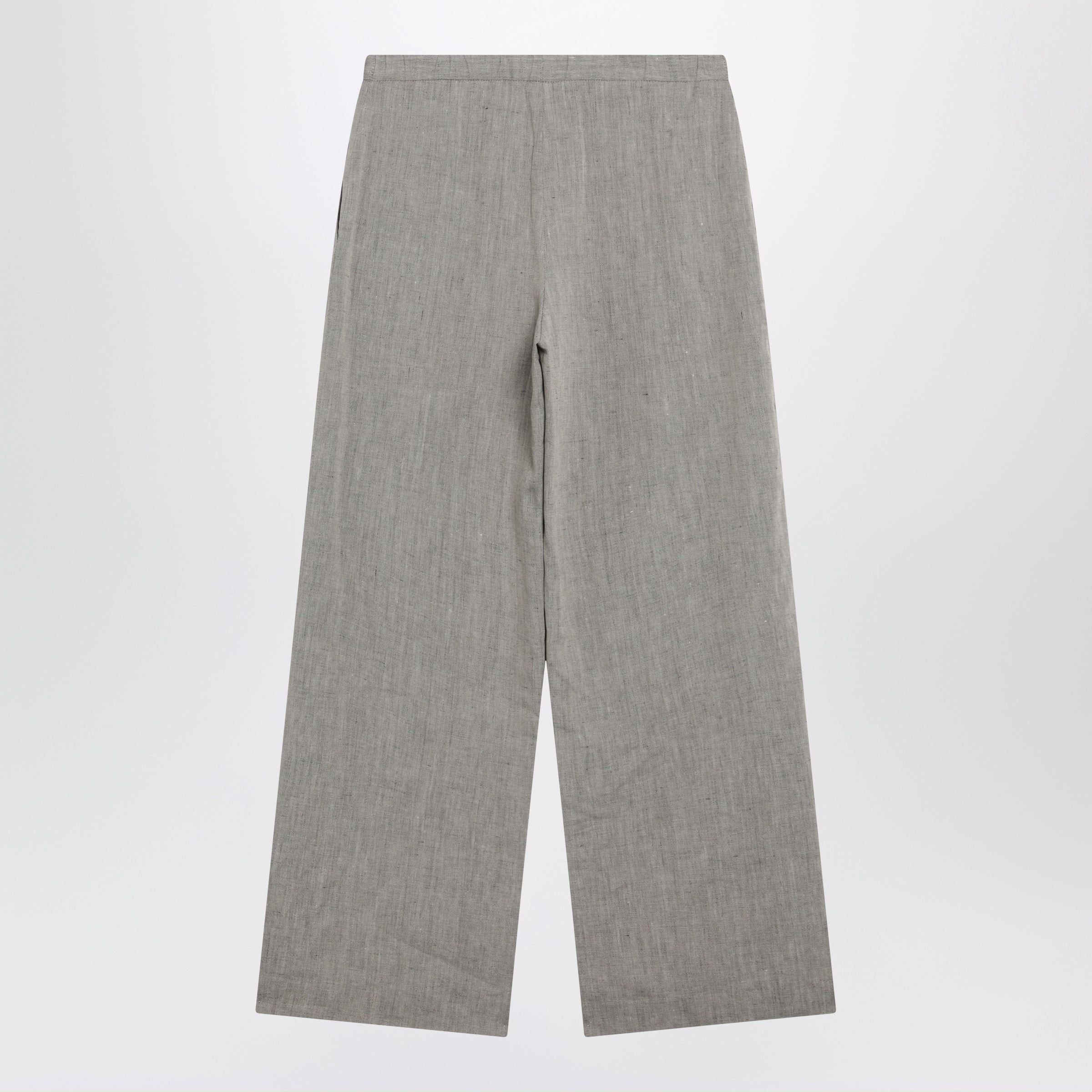 Loulou de Saison Loulou De Saison Grey Clark Pleated Trousers Size 28" / US 6 / IT 42 - 2 Thumbnail