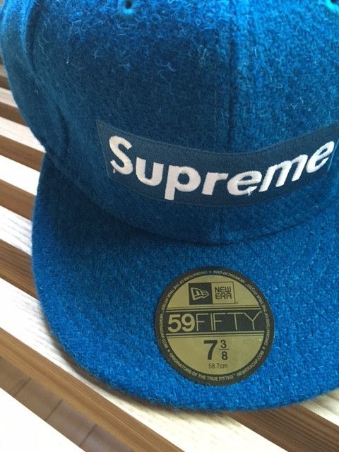 Supreme Harris Tweed Box Logo New Era | Grailed