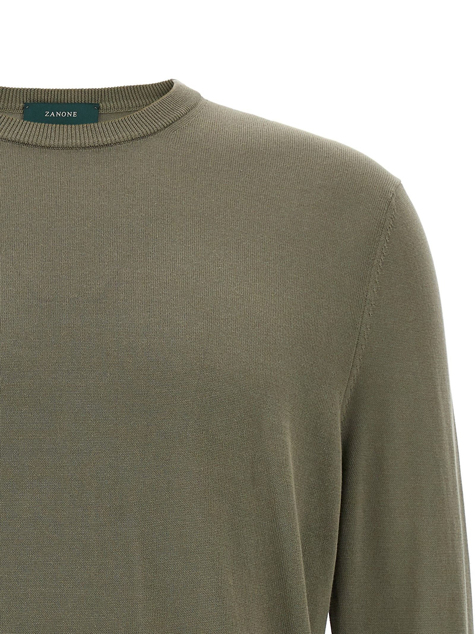 Zanone Cotton Sweater Size US L / EU 52-54 / 3 - 3 Thumbnail