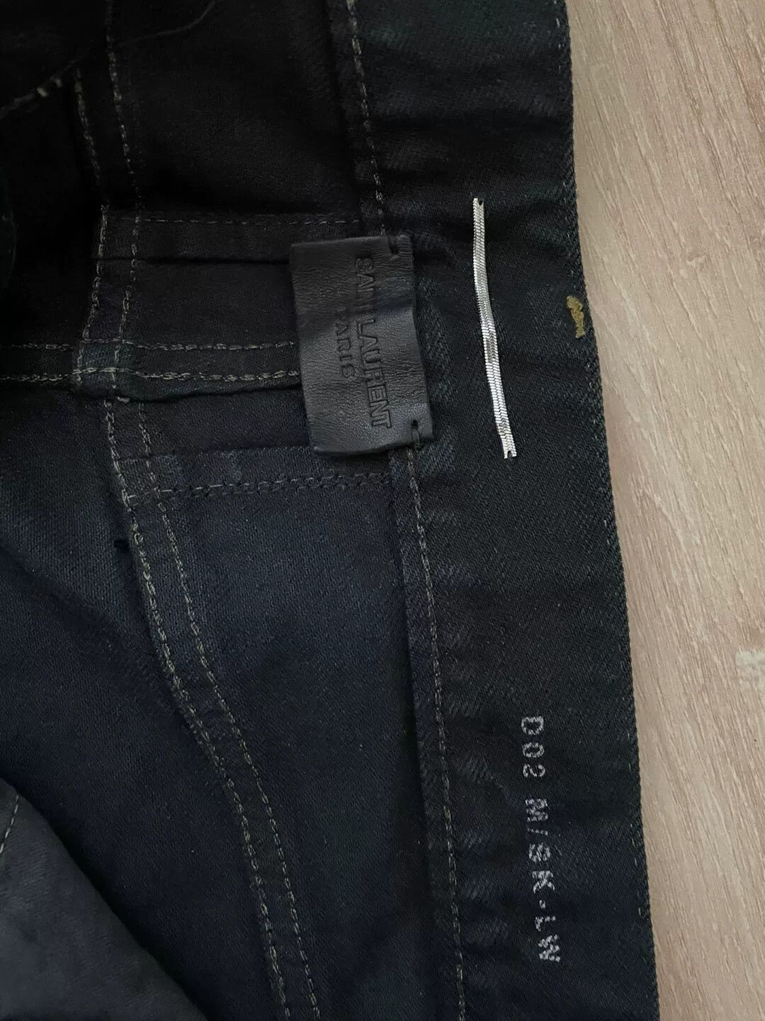 Saint Laurent Paris Saint Laurent Distressed Denim Jeans Size US 30 / EU 46 - 2 Thumbnail