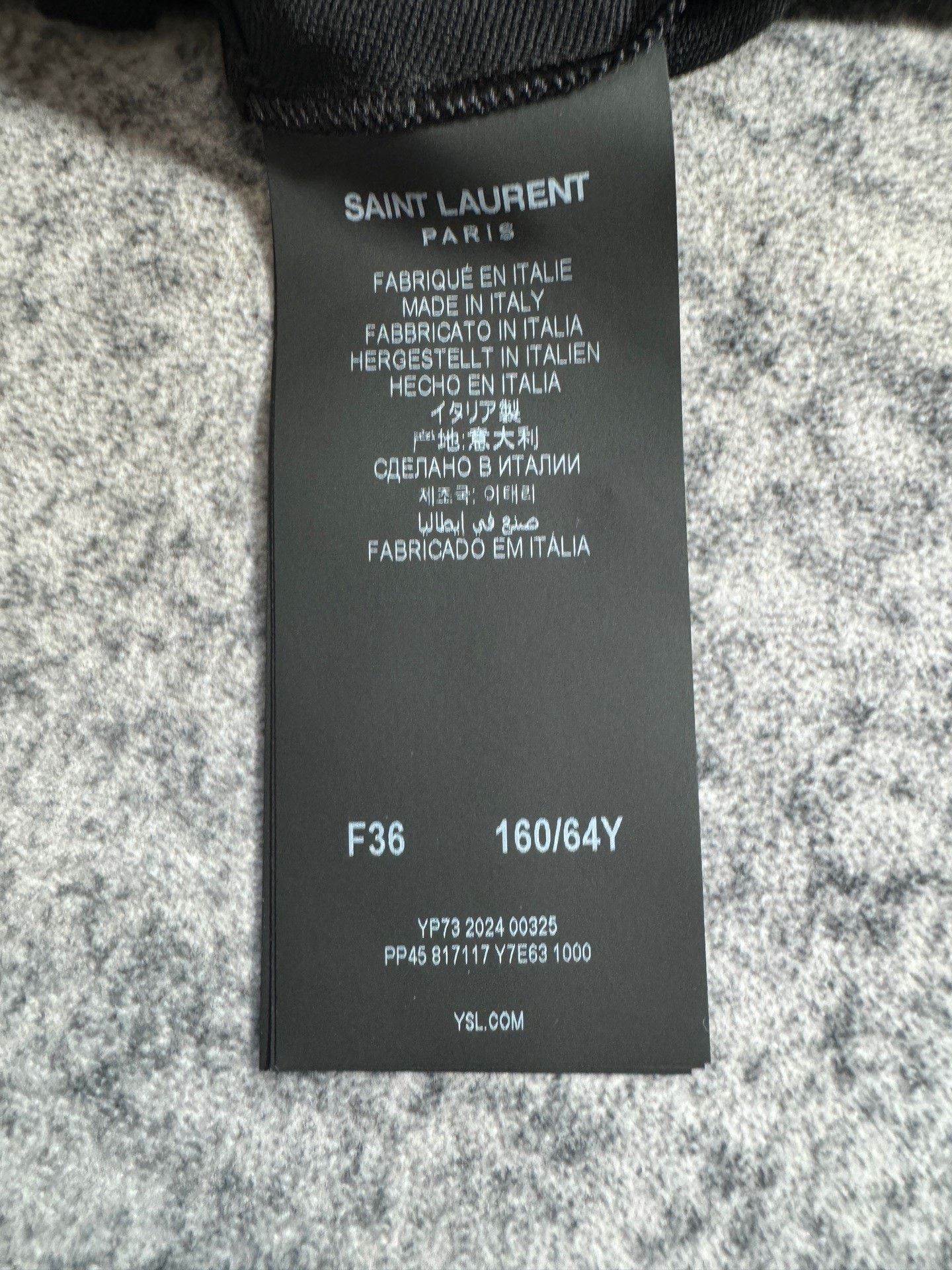 Saint Laurent Paris Saint Laurent Black Wool Wide-Leg Trousers Size 36" / US 14 / IT 50 - 4 Thumbnail