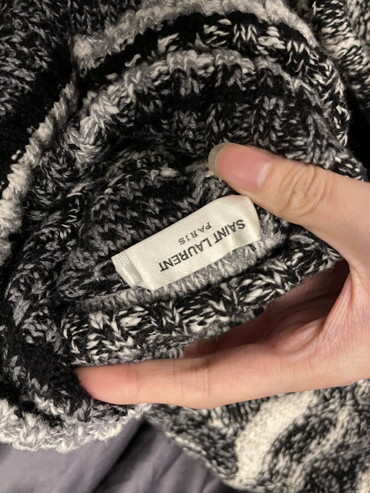 Saint Laurent Paris Saint Laurent Wool Cashmere Blend Sweater Size US M / EU 48-50 / 2 - 2 Thumbnail