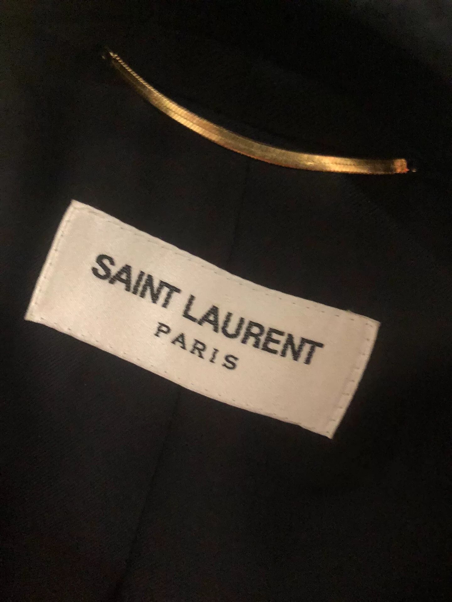 Saint Laurent Paris Saint Laurent Black Cropped Blazer Size XXS / US 00 / IT 34 - 2 Thumbnail