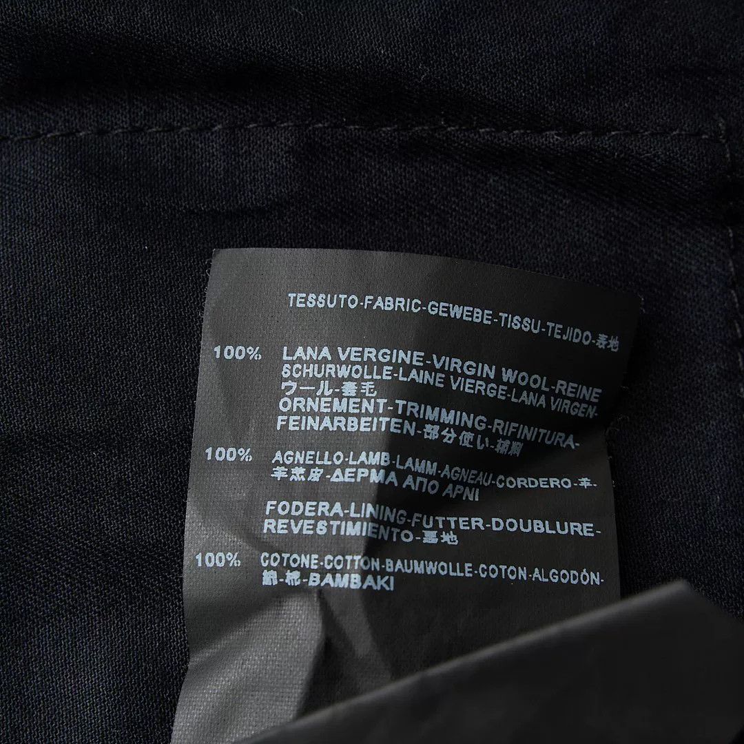 Saint Laurent Paris Saint Laurent Men's Black Wool Trousers Size US 32 / EU 48 - 7 Thumbnail