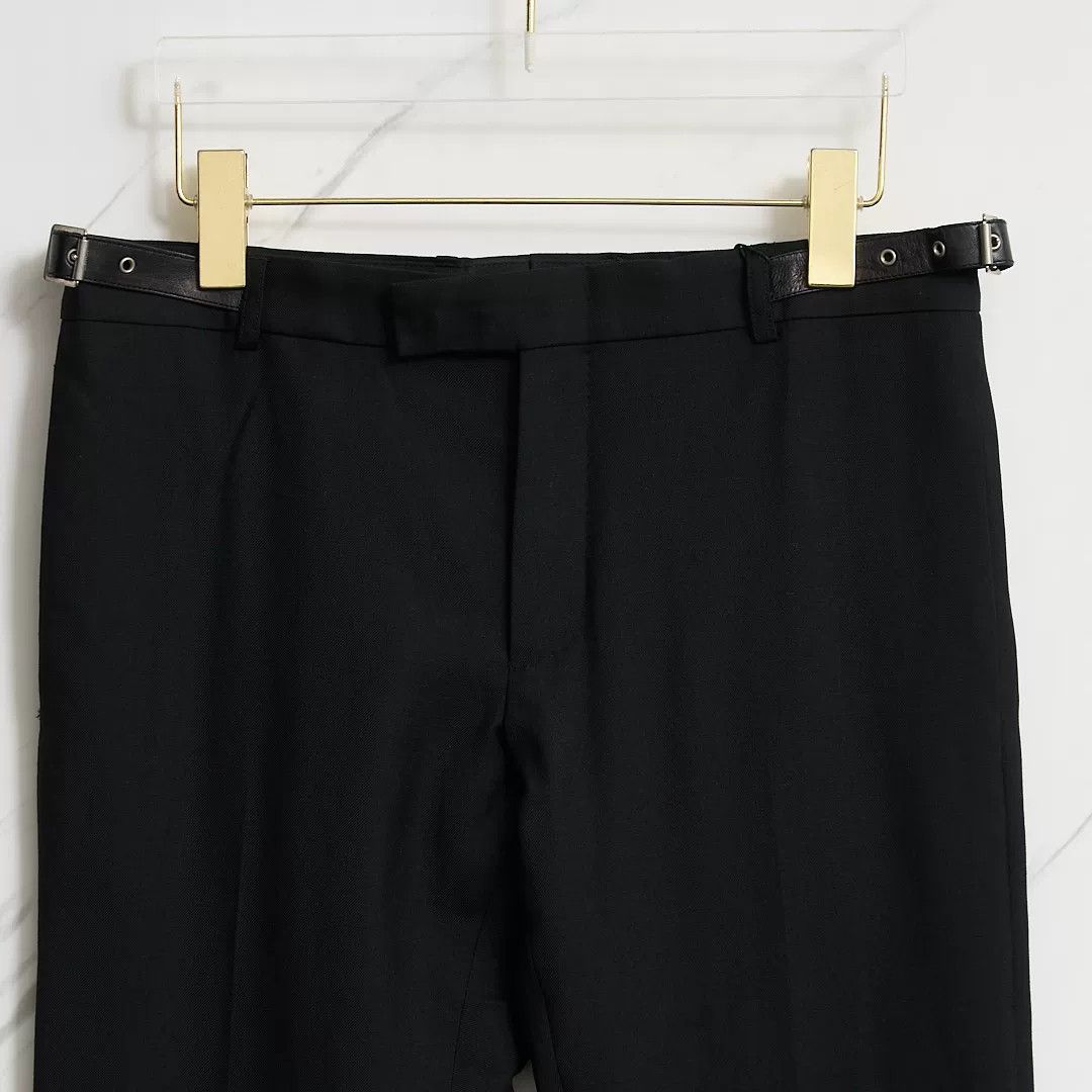 Saint Laurent Paris Saint Laurent Men's Black Wool Trousers Size US 32 / EU 48 - 5 Thumbnail