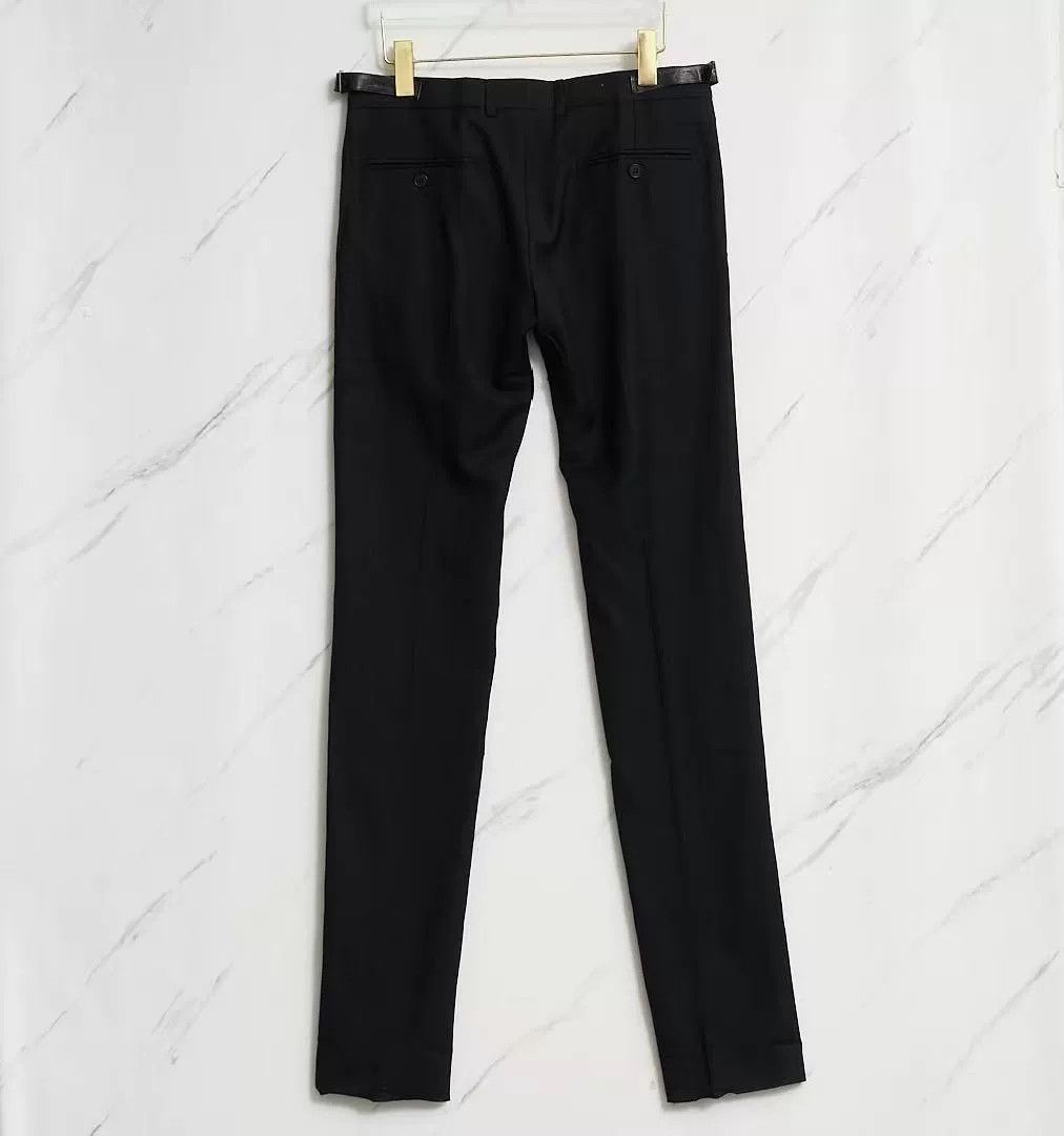 Saint Laurent Paris Saint Laurent Men's Black Wool Trousers Size US 32 / EU 48 - 3 Thumbnail