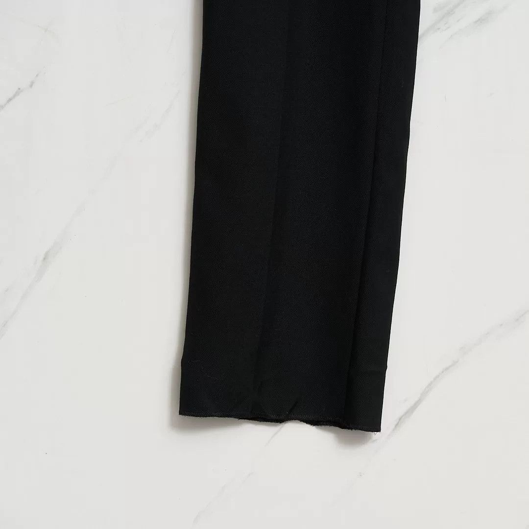 Saint Laurent Paris Saint Laurent Men's Black Wool Trousers Size US 32 / EU 48 - 4 Thumbnail