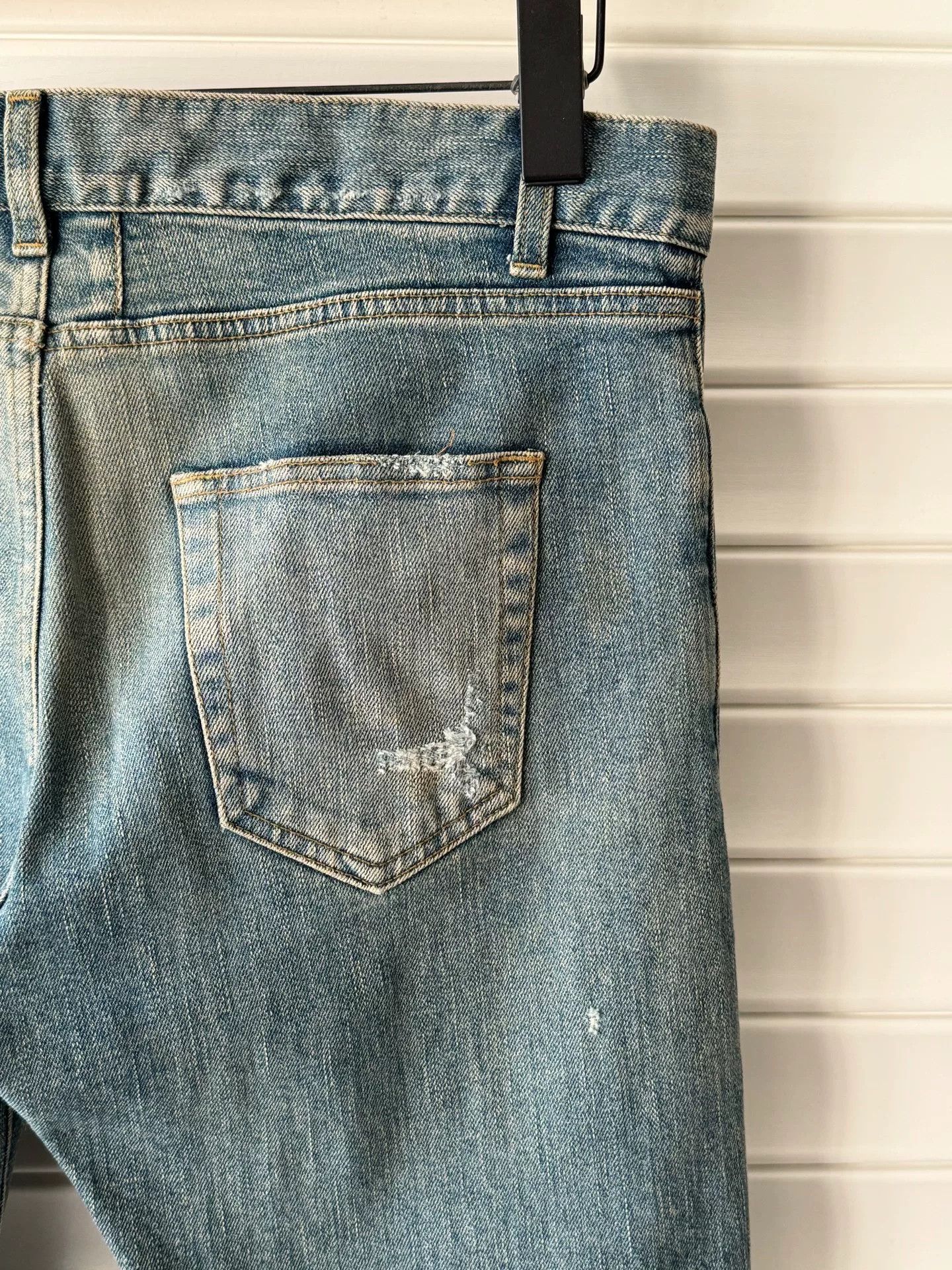 Saint Laurent Paris Saint Laurent 15FW Distressed D02 Jeans Size US 31 - 6 Thumbnail