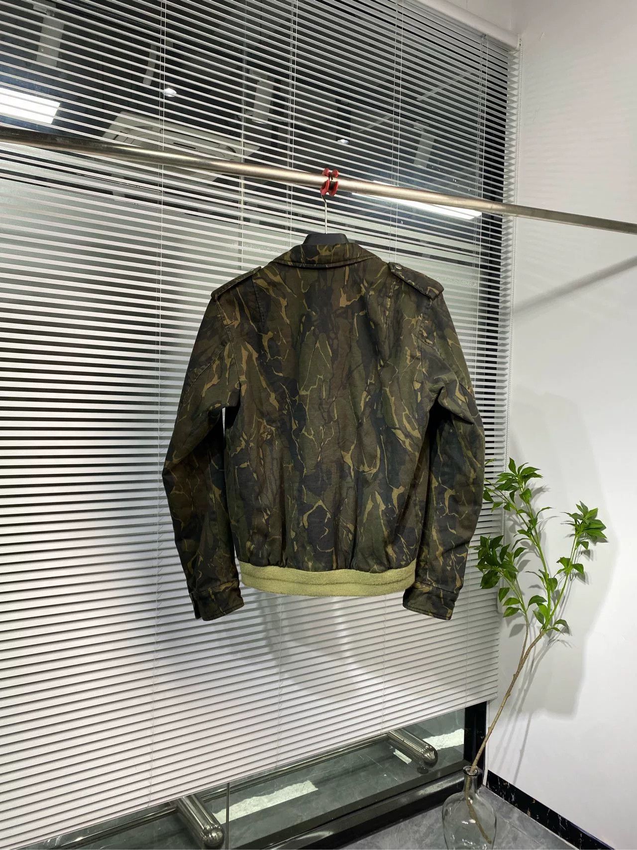 Saint Laurent Paris Saint Laurent Camouflage Biker Jacket Size US M / EU 48-50 / 2 - 2 Thumbnail