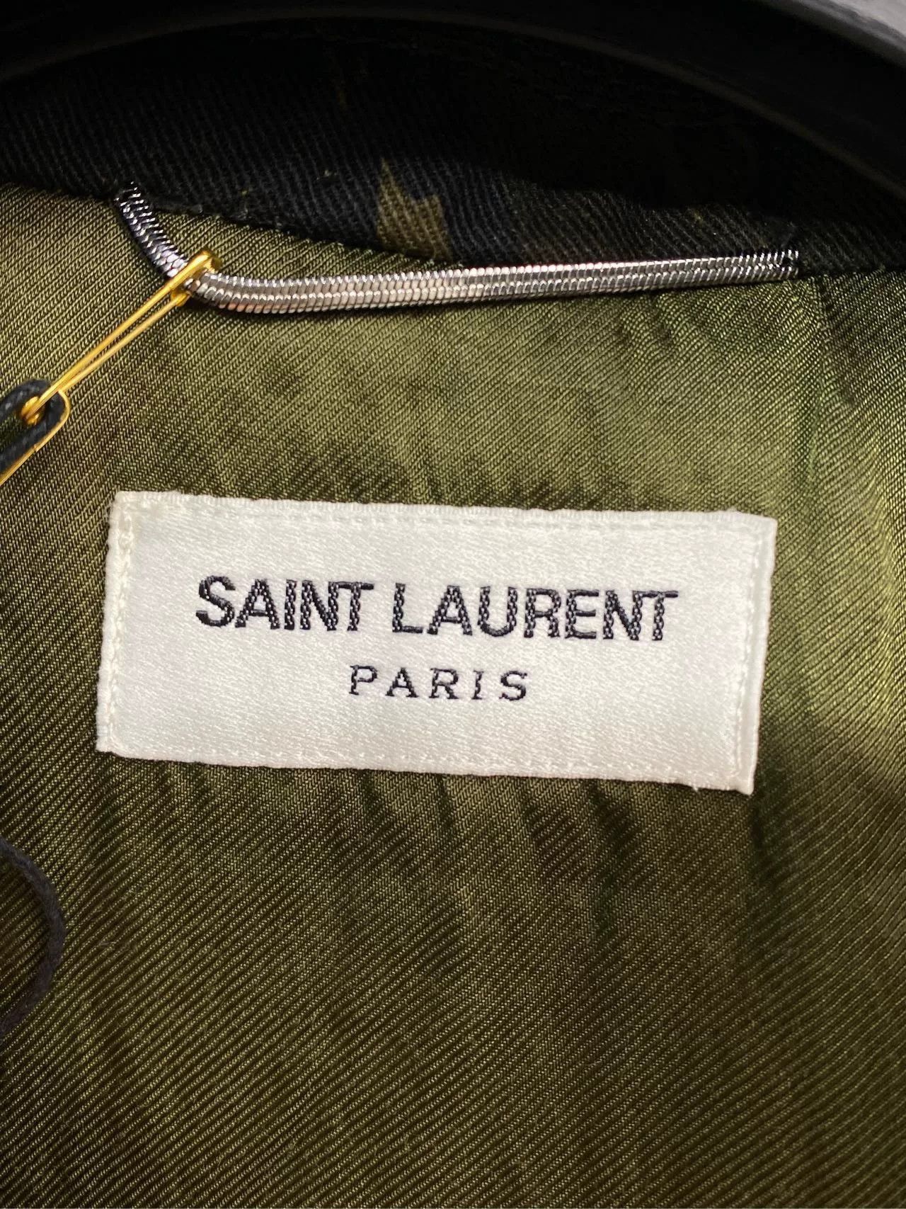 Saint Laurent Paris Saint Laurent Camouflage Biker Jacket Size US M / EU 48-50 / 2 - 3 Thumbnail