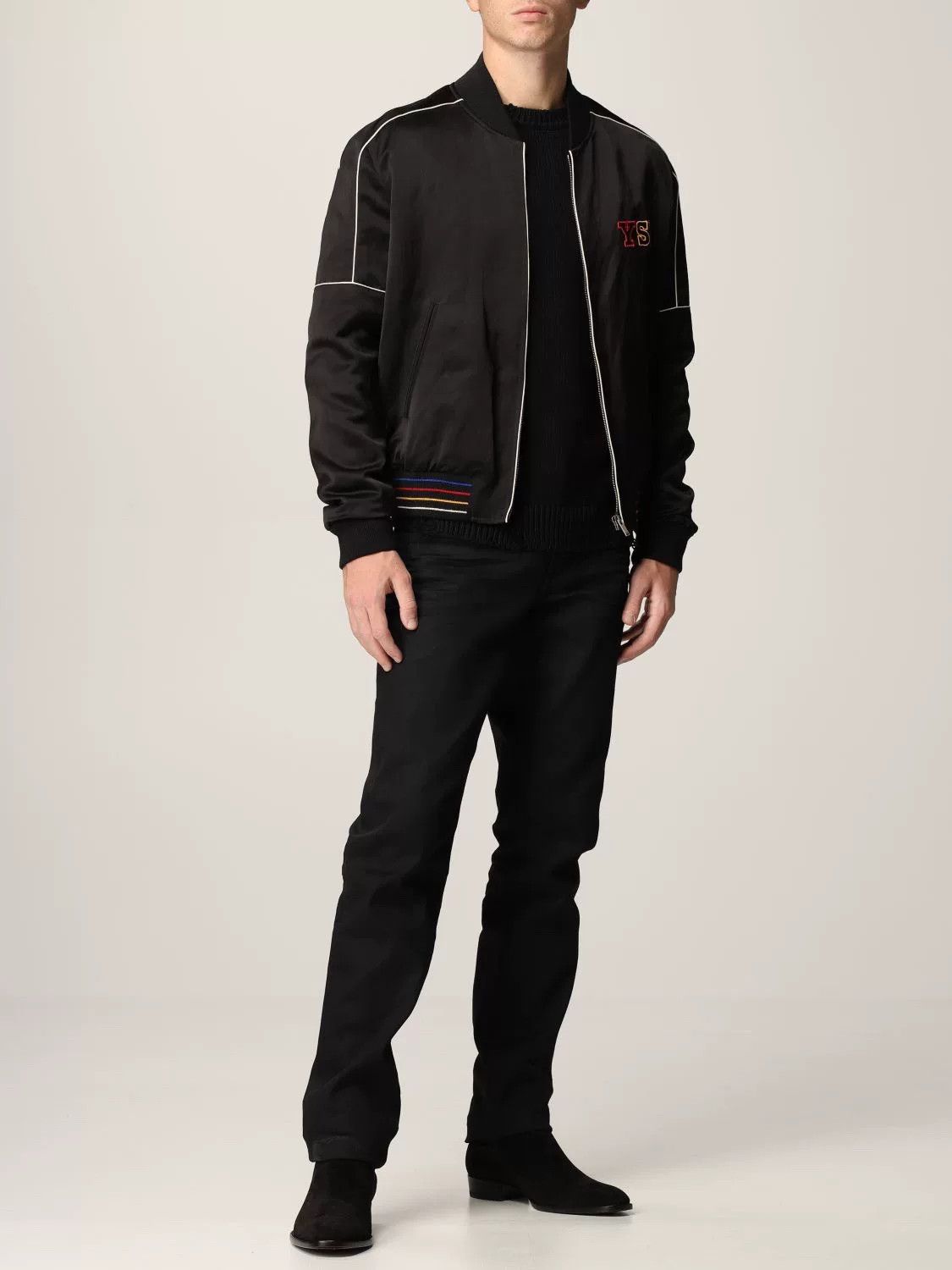 Saint Laurent Paris Saint Laurent Teddy Black Bomber Jacket Size US S / EU 44-46 / 1 - 8 Thumbnail