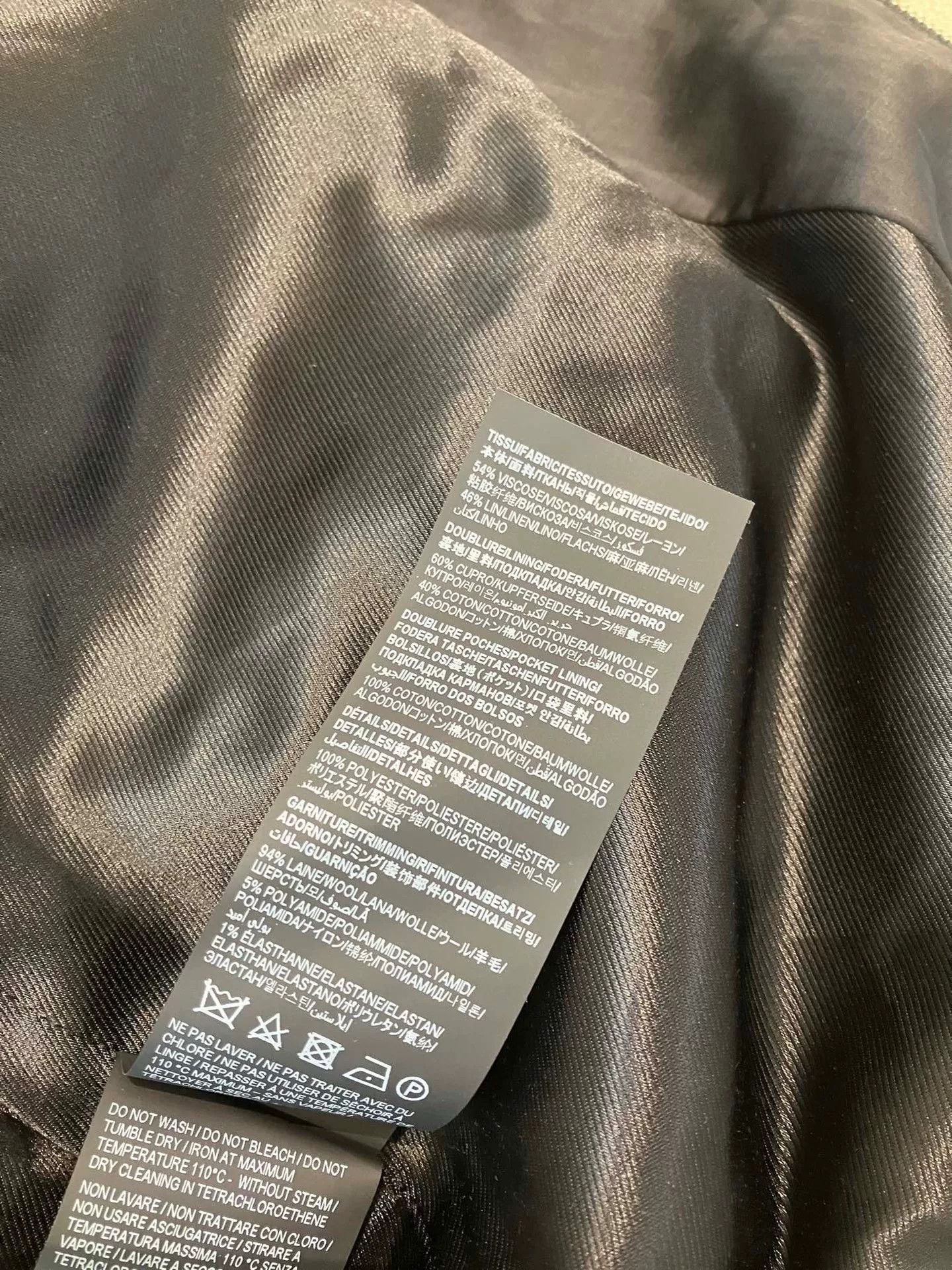 Saint Laurent Paris Saint Laurent Teddy Black Bomber Jacket Size US S / EU 44-46 / 1 - 6 Thumbnail