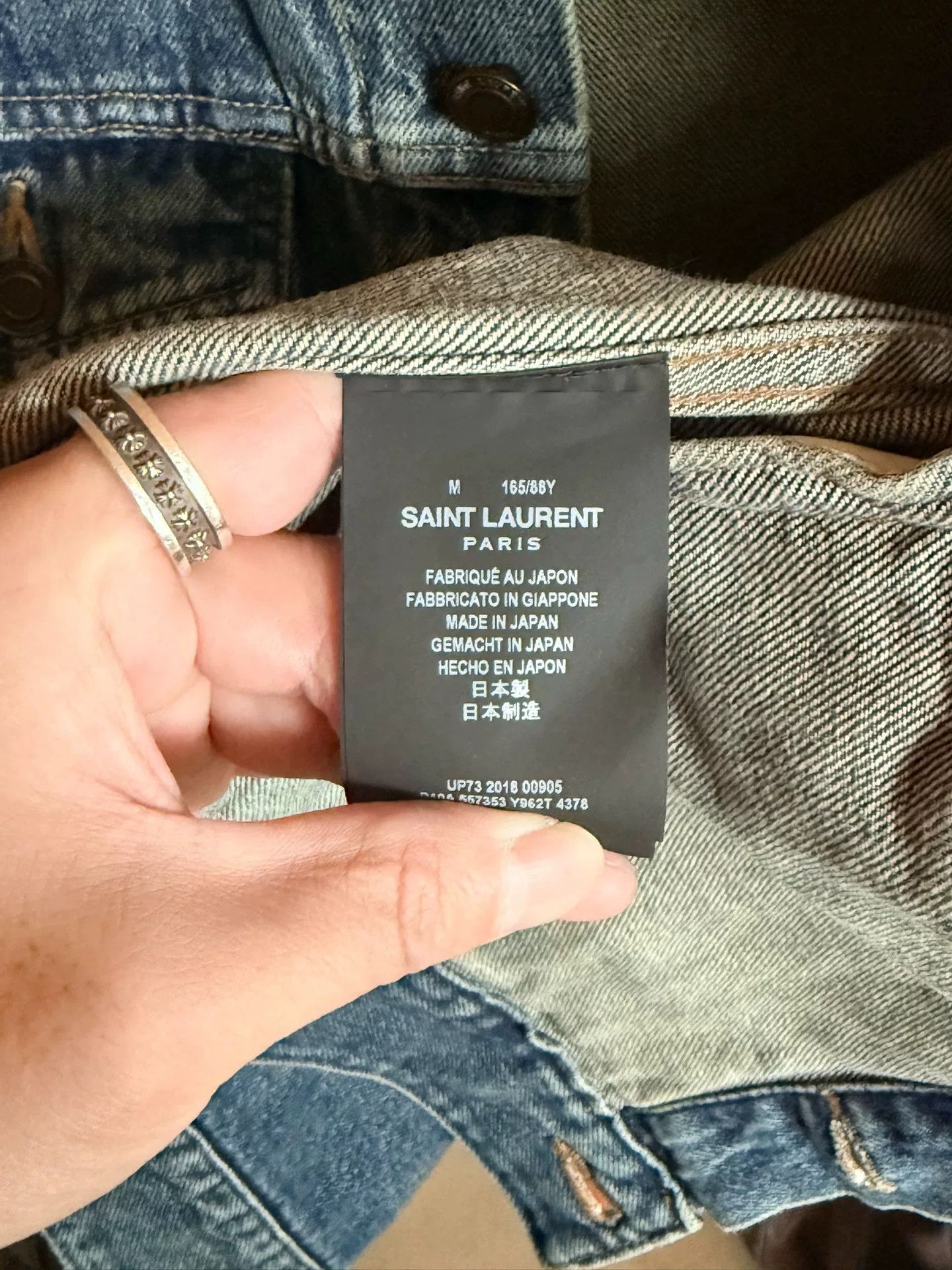 Saint Laurent Paris Saint Laurent SLP Denim Jacket Size M / US 6-8 / IT 42-44 - 4 Thumbnail