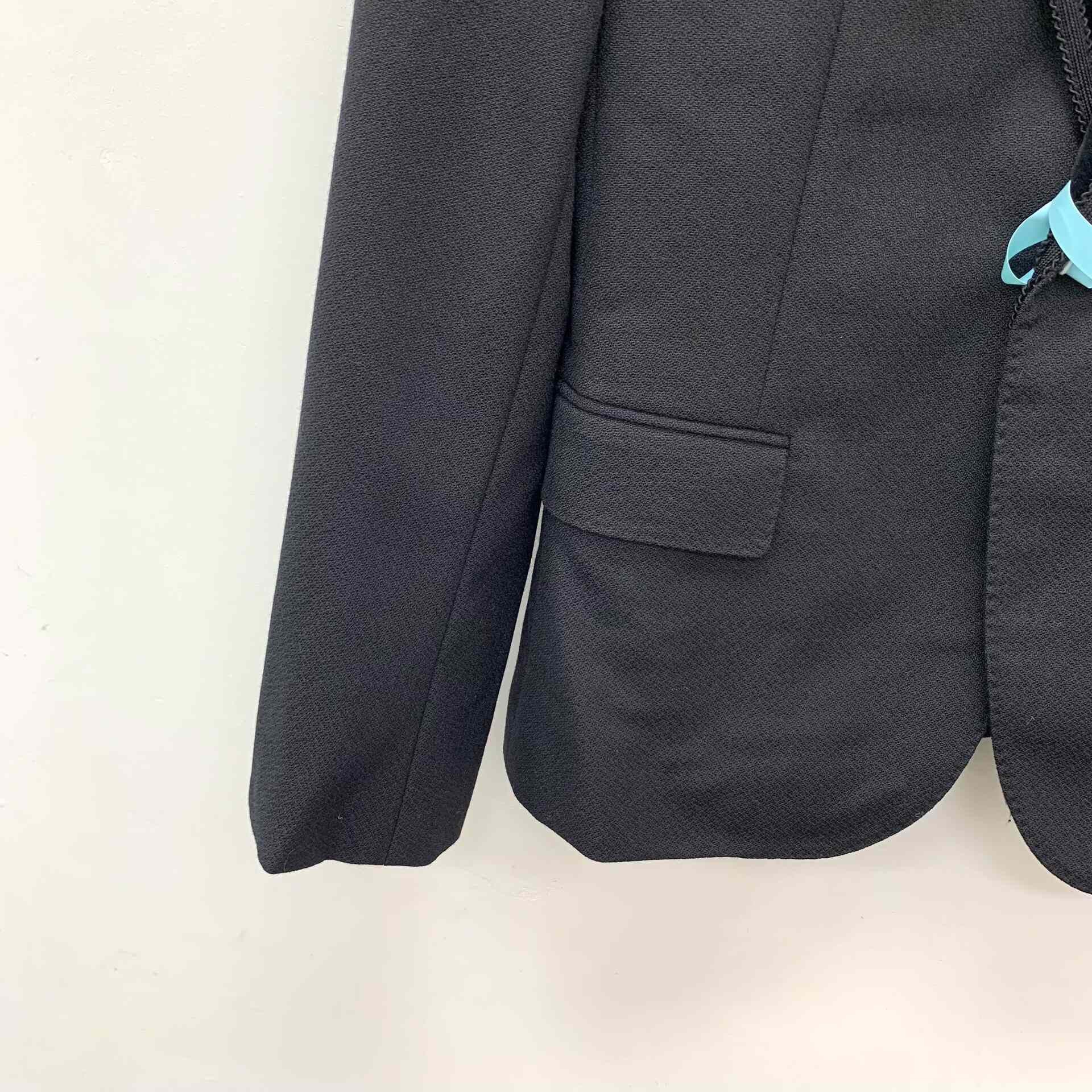 Saint Laurent Paris Saint Laurent Black Wool Blazer Size S / US 4 / IT 40 - 4 Thumbnail