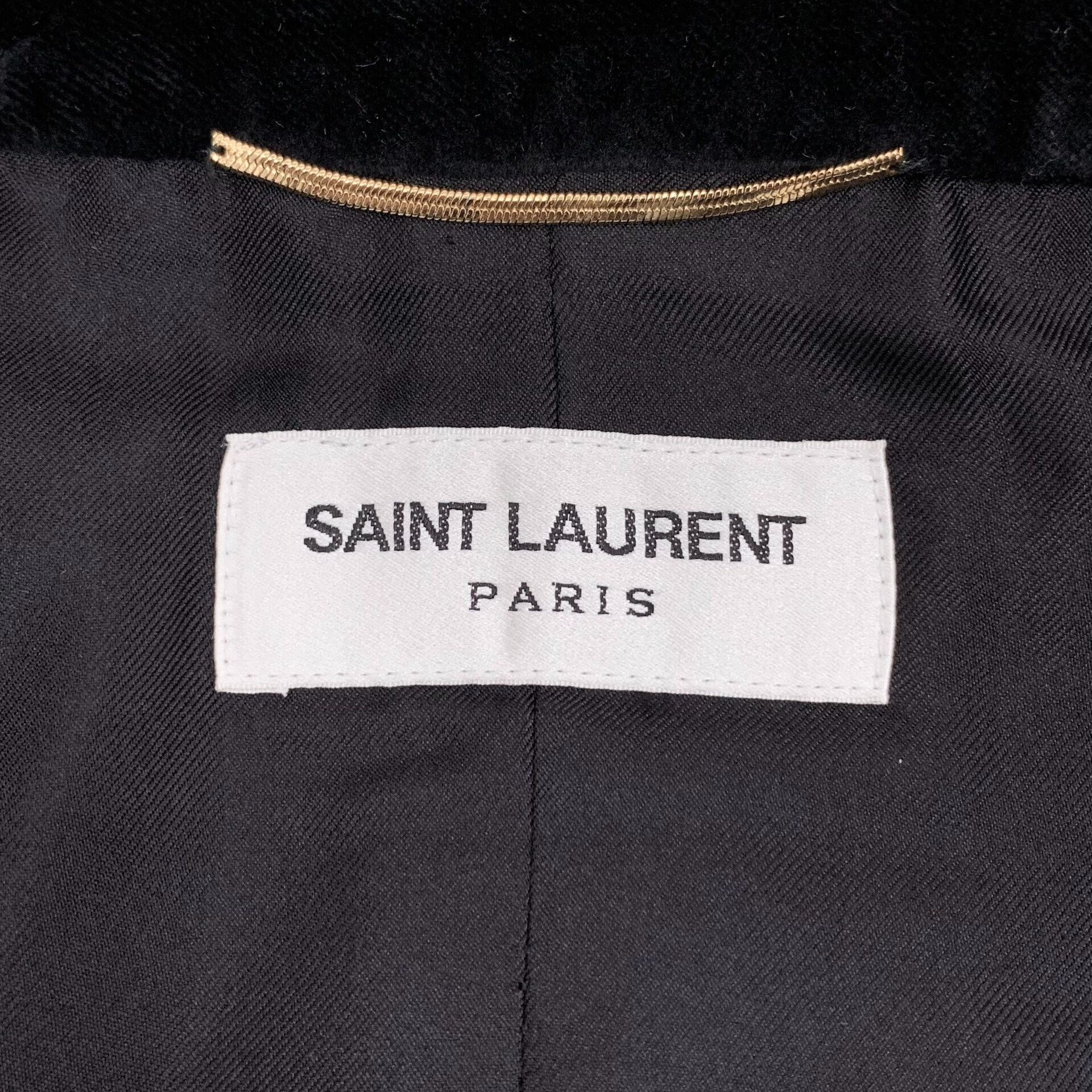 Saint Laurent Paris Saint Laurent Black Wool Blazer Size S / US 4 / IT 40 - 5 Thumbnail