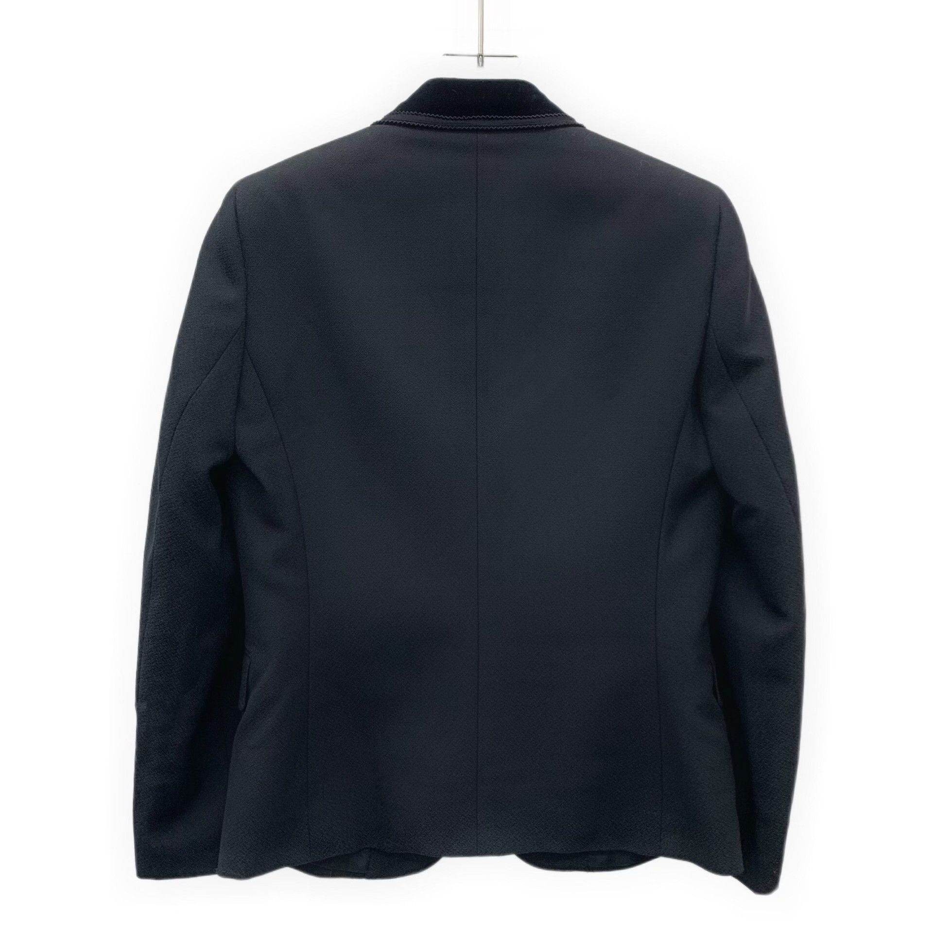 Saint Laurent Paris Saint Laurent Black Wool Blazer Size S / US 4 / IT 40 - 2 Thumbnail