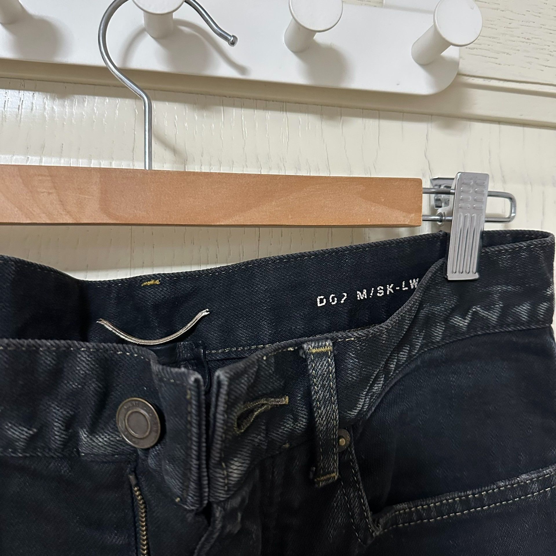 Saint Laurent Paris Saint Laurent Black Distressed Jeans Size US 29 - 5 Thumbnail