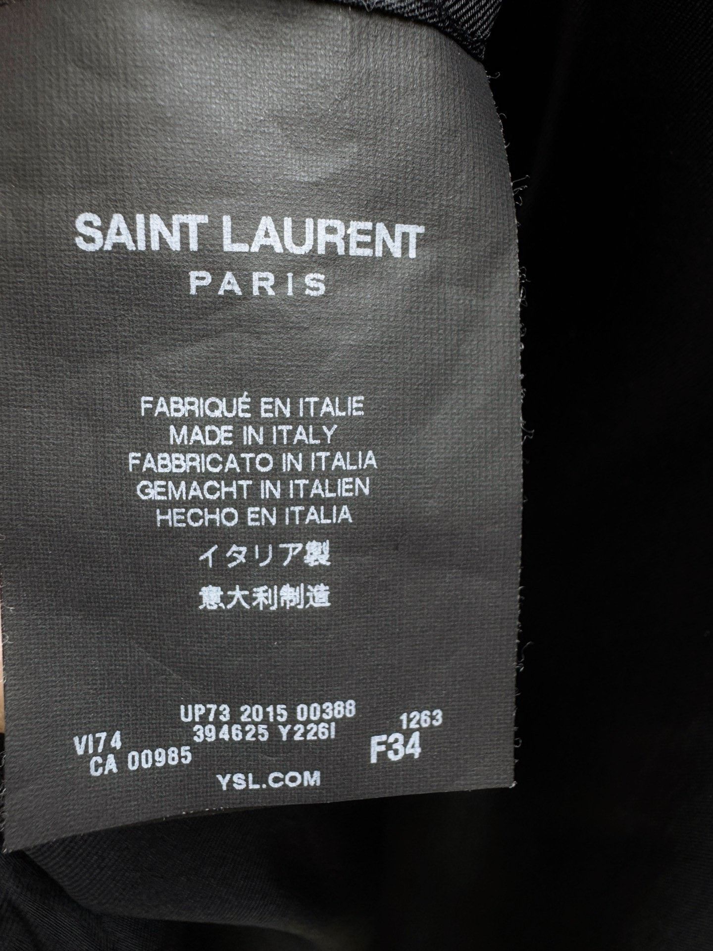 Saint Laurent Paris Saint Laurent Gray Plaid Wool Blazer Size US S / EU 44-46 / 1 - 5 Thumbnail