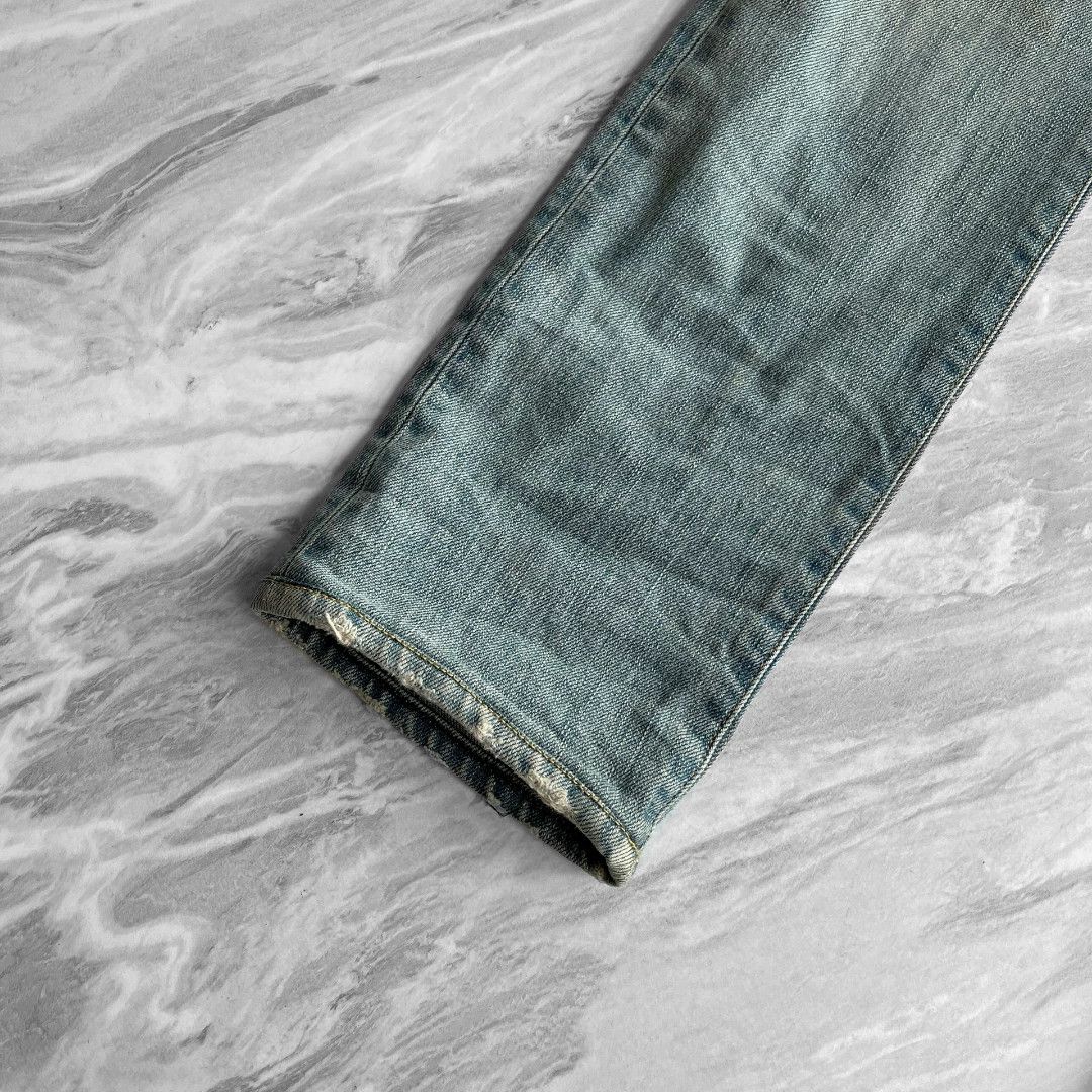 Saint Laurent Paris SAINT LAURENT Distressed Blue Jeans Size US 30 / EU 46 - 9 Thumbnail