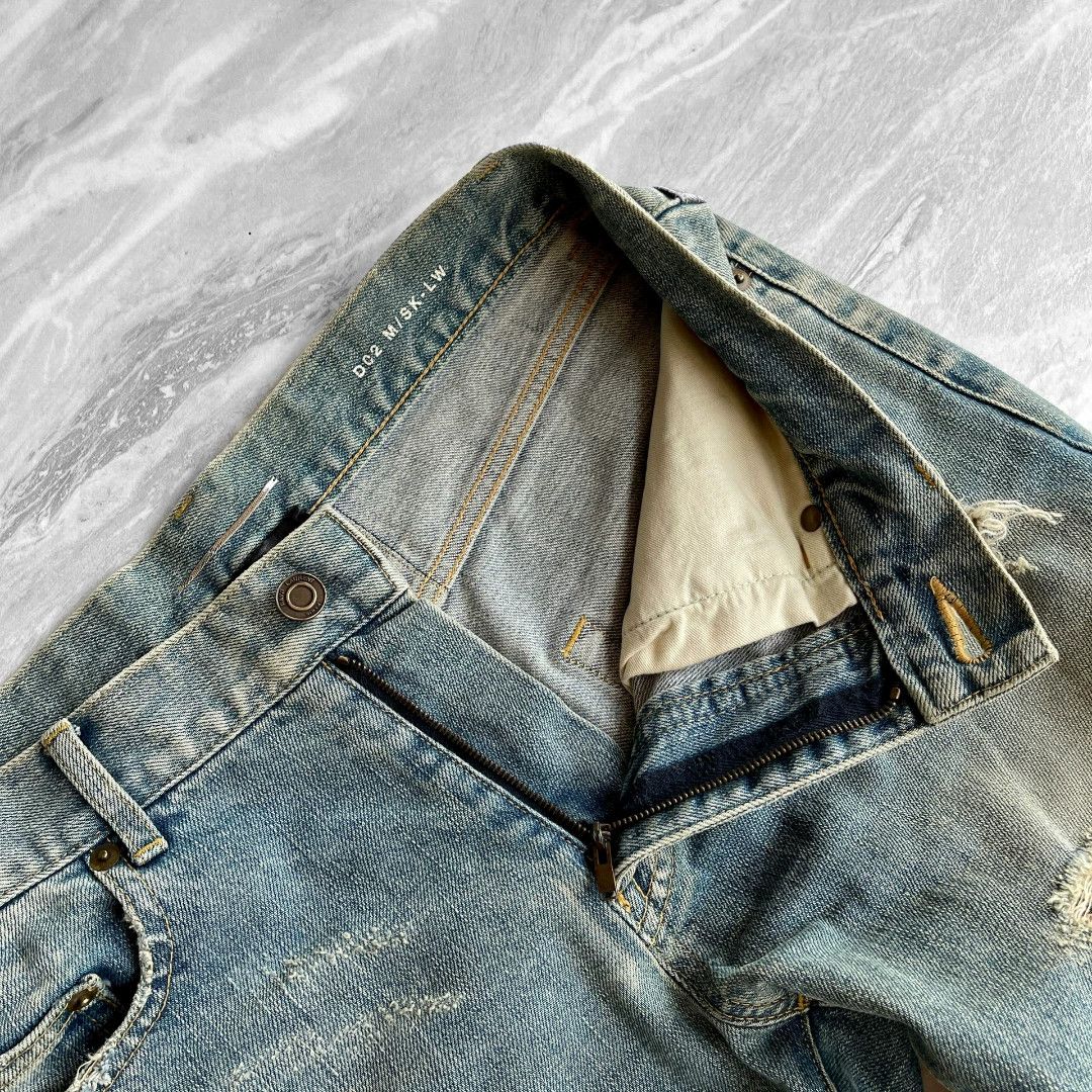 Saint Laurent Paris SAINT LAURENT Distressed Blue Jeans Size US 30 / EU 46 - 8 Thumbnail