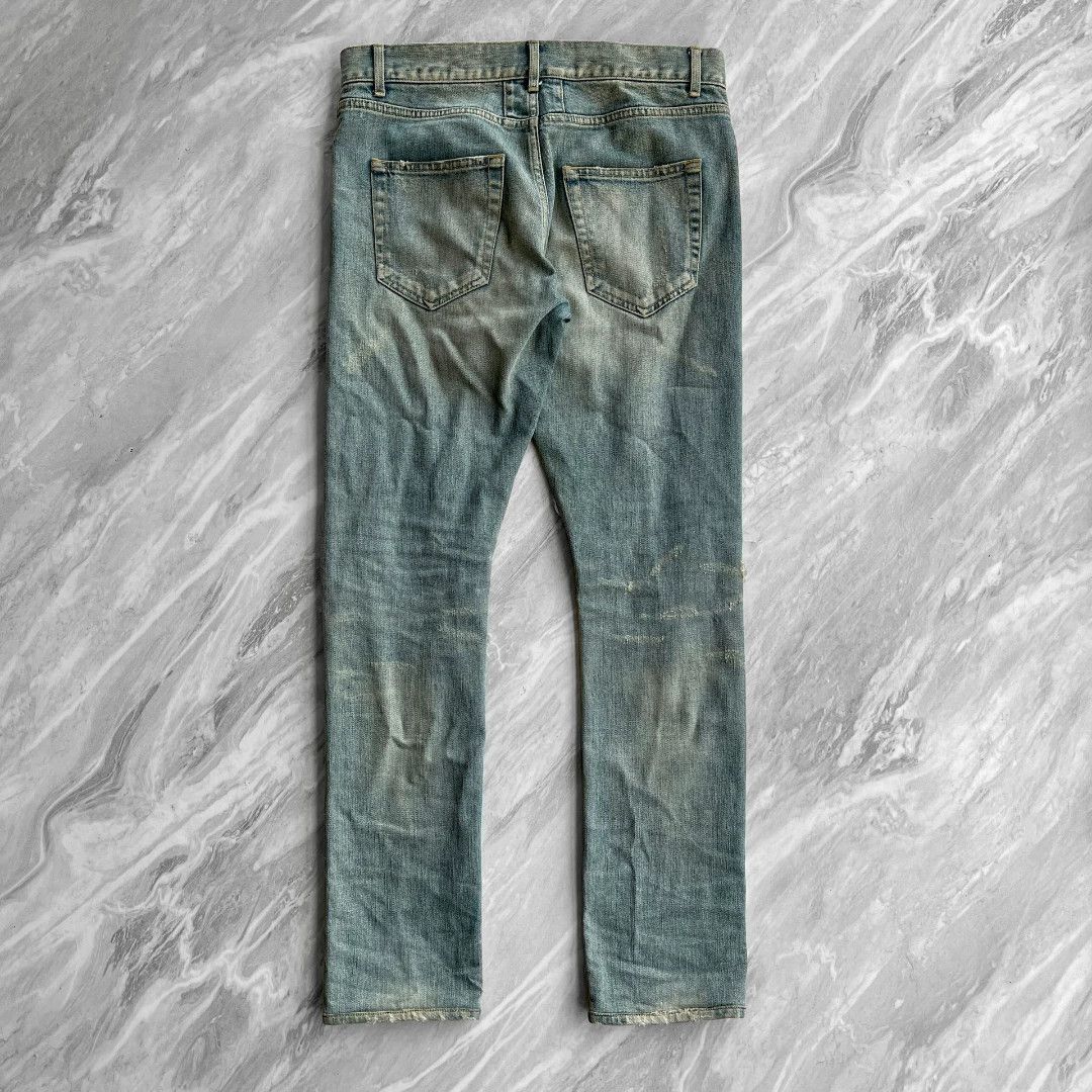 Saint Laurent Paris SAINT LAURENT Distressed Blue Jeans Size US 30 / EU 46 - 2 Thumbnail