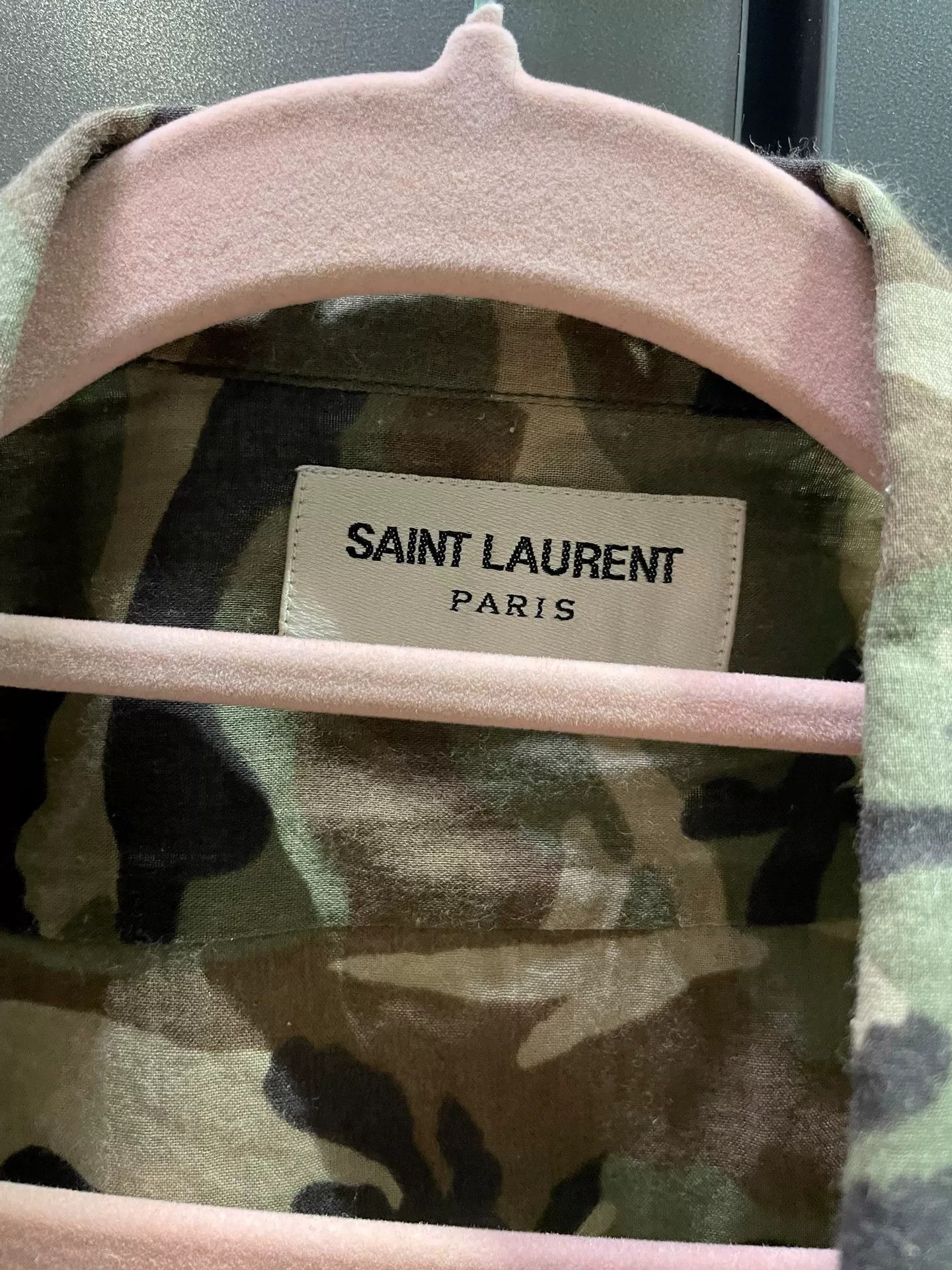 Saint Laurent Paris SAINT LAURENT Camouflage Button-Front Shirt Size US M / EU 48-50 / 2 - 3 Thumbnail