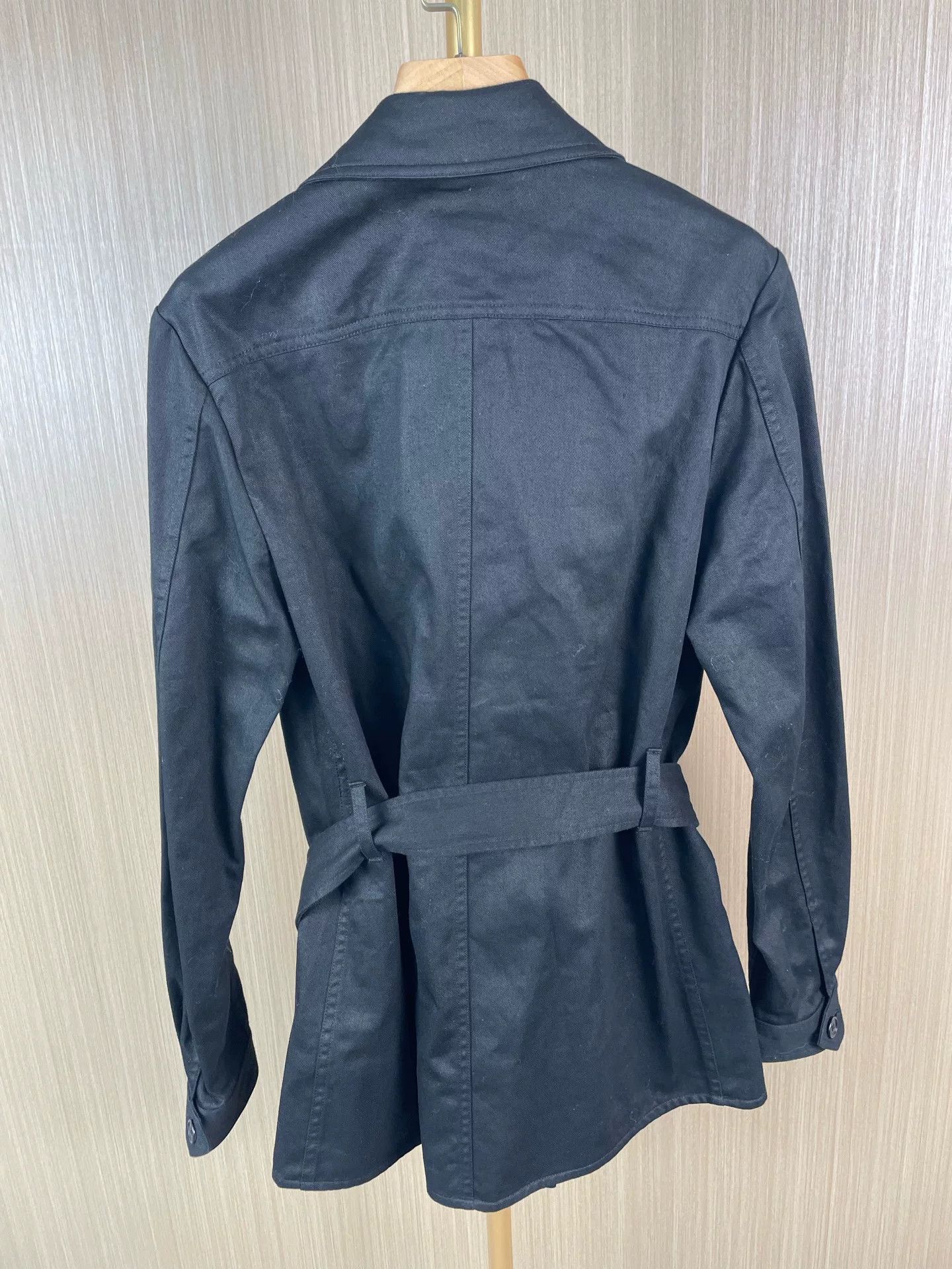 Saint Laurent Paris Saint Laurent Black Utility Jacket Size US M / EU 48-50 / 2 - 2 Thumbnail