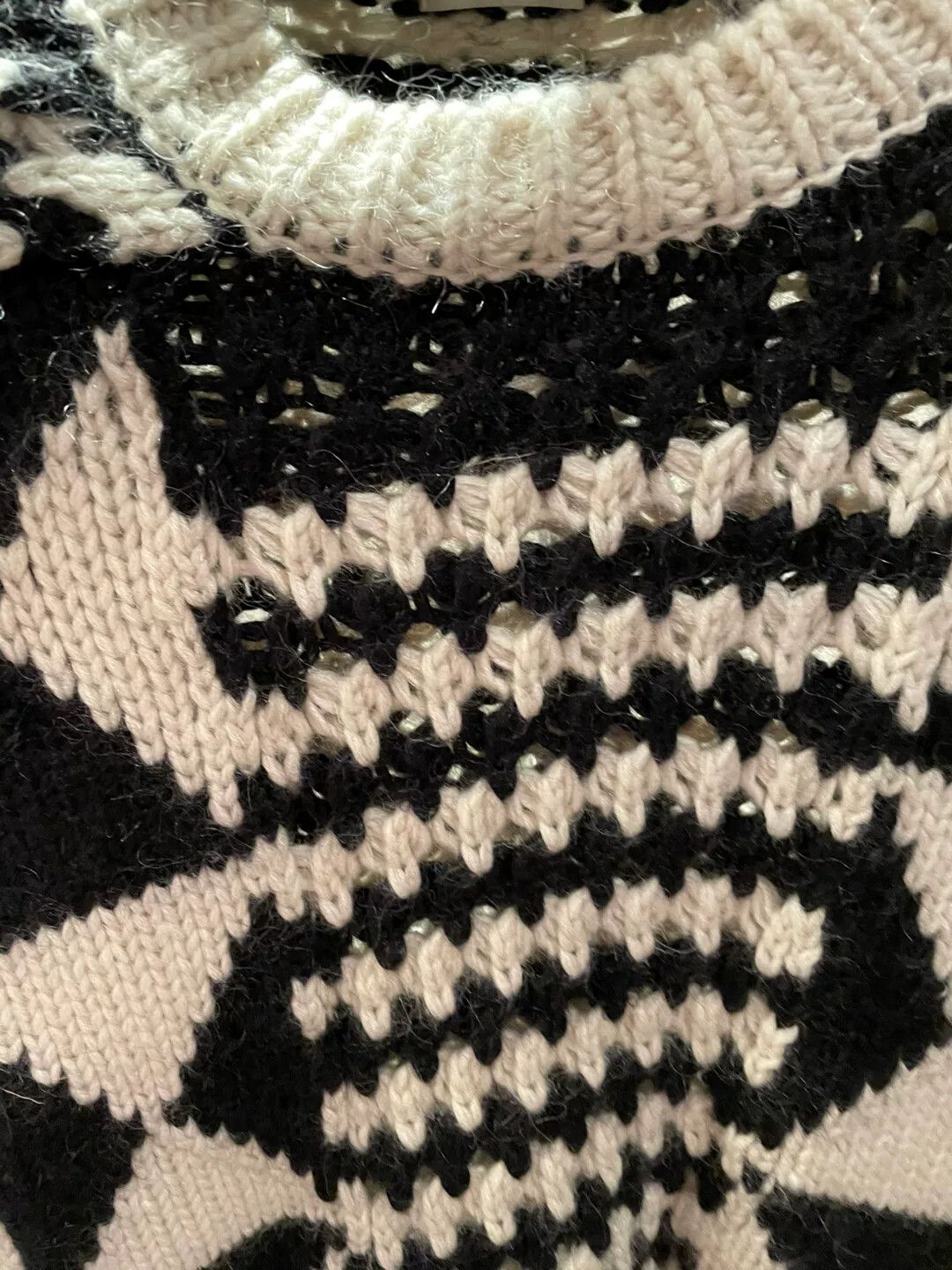 Saint Laurent Paris Saint Laurent Star Patterned Sweater Size XS / US 0-2 / IT 36-38 - 3 Thumbnail