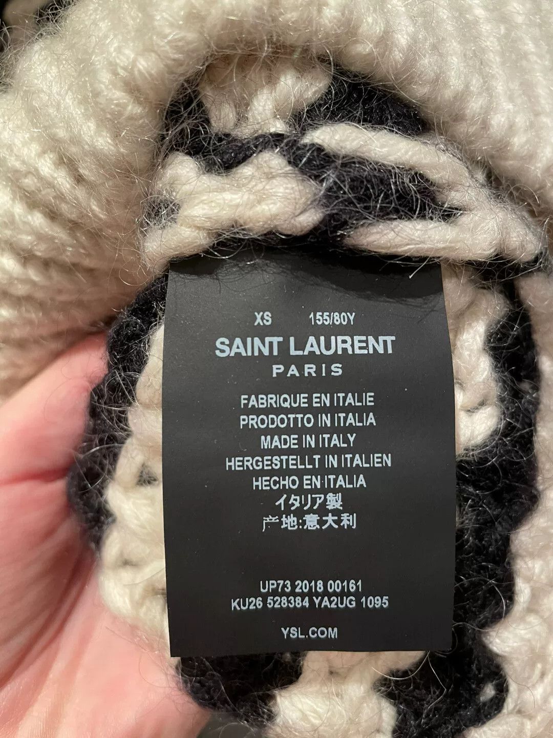 Saint Laurent Paris Saint Laurent Star Patterned Sweater Size XS / US 0-2 / IT 36-38 - 5 Thumbnail