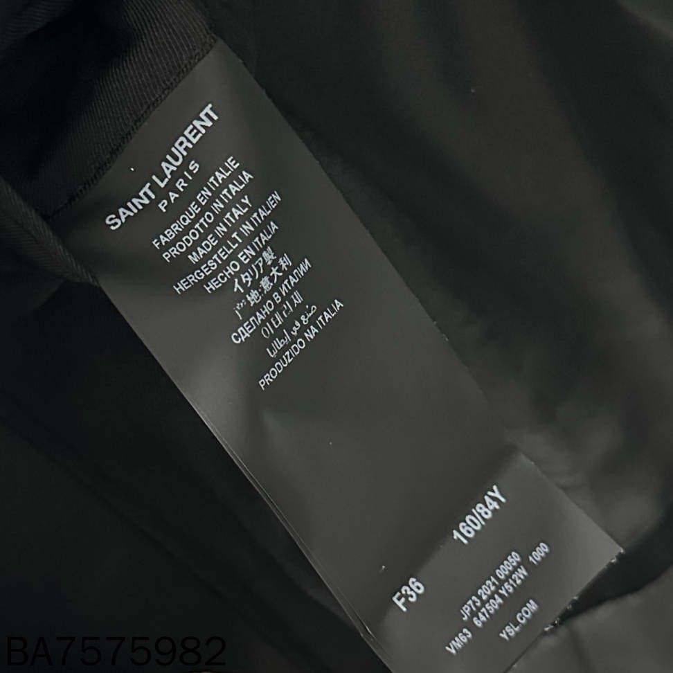 Saint Laurent Paris Black Saint Laurent Double-Breasted Blazer Size XS / US 0-2 / IT 36-38 - 5 Thumbnail