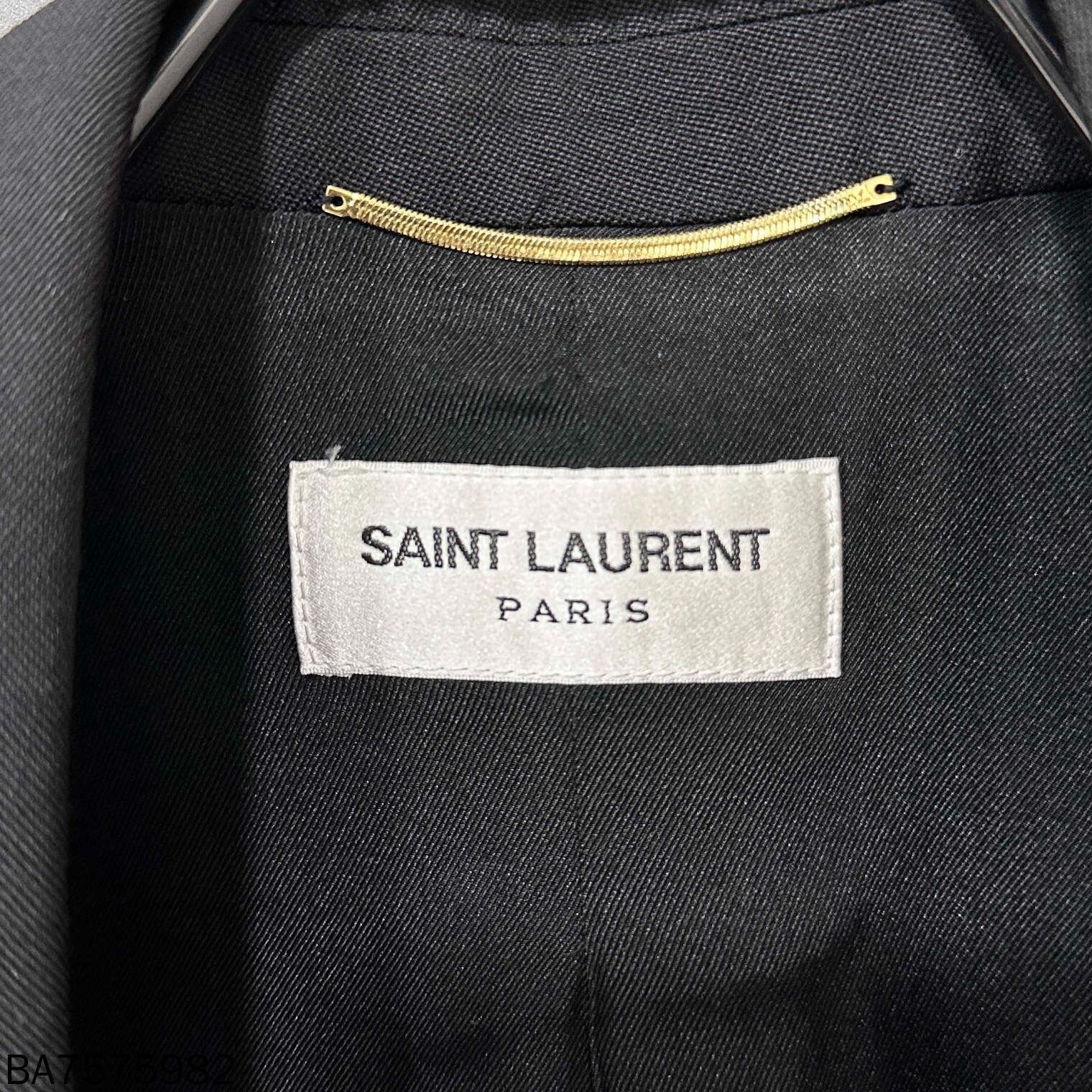 Saint Laurent Paris Black Saint Laurent Double-Breasted Blazer Size XS / US 0-2 / IT 36-38 - 4 Thumbnail