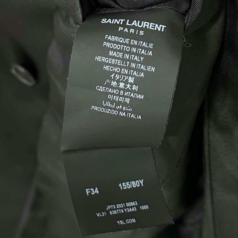 Saint Laurent Paris Limited Edition Black Smoking Blazer Saint Laurent Size XXS / US 00 / IT 34 - 6 Thumbnail