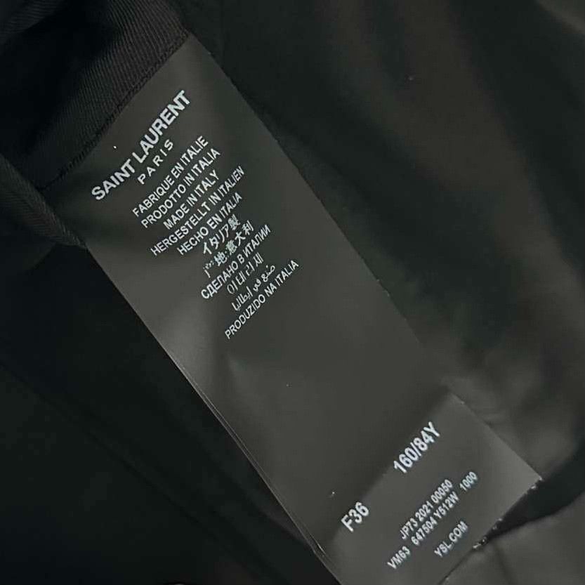 Saint Laurent Paris Black Saint Laurent Double-Breasted Blazer Size XS / US 0-2 / IT 36-38 - 5 Thumbnail