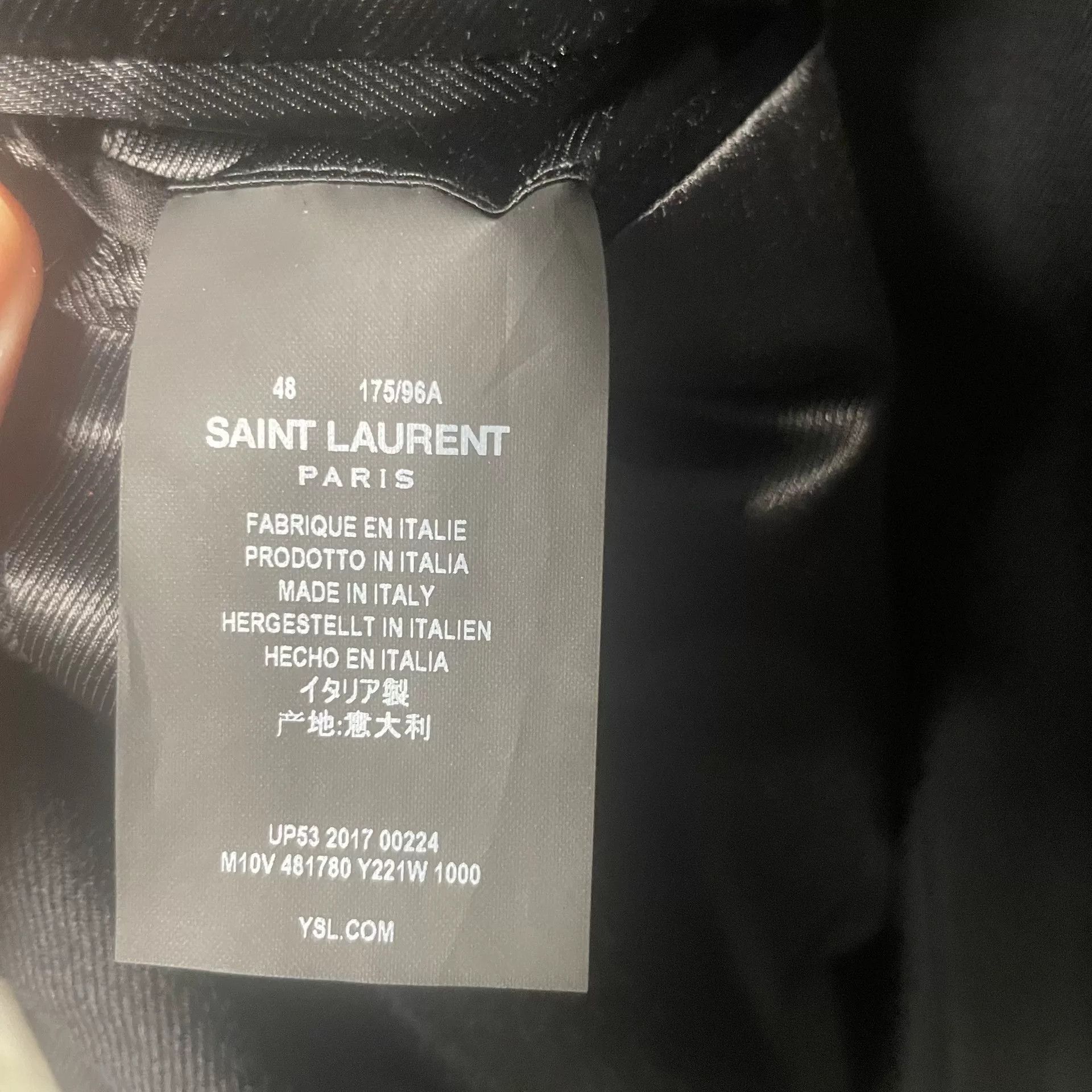 Saint Laurent Paris Saint Laurent Black Wool Coat Size US M / EU 48-50 / 2 - 4 Thumbnail