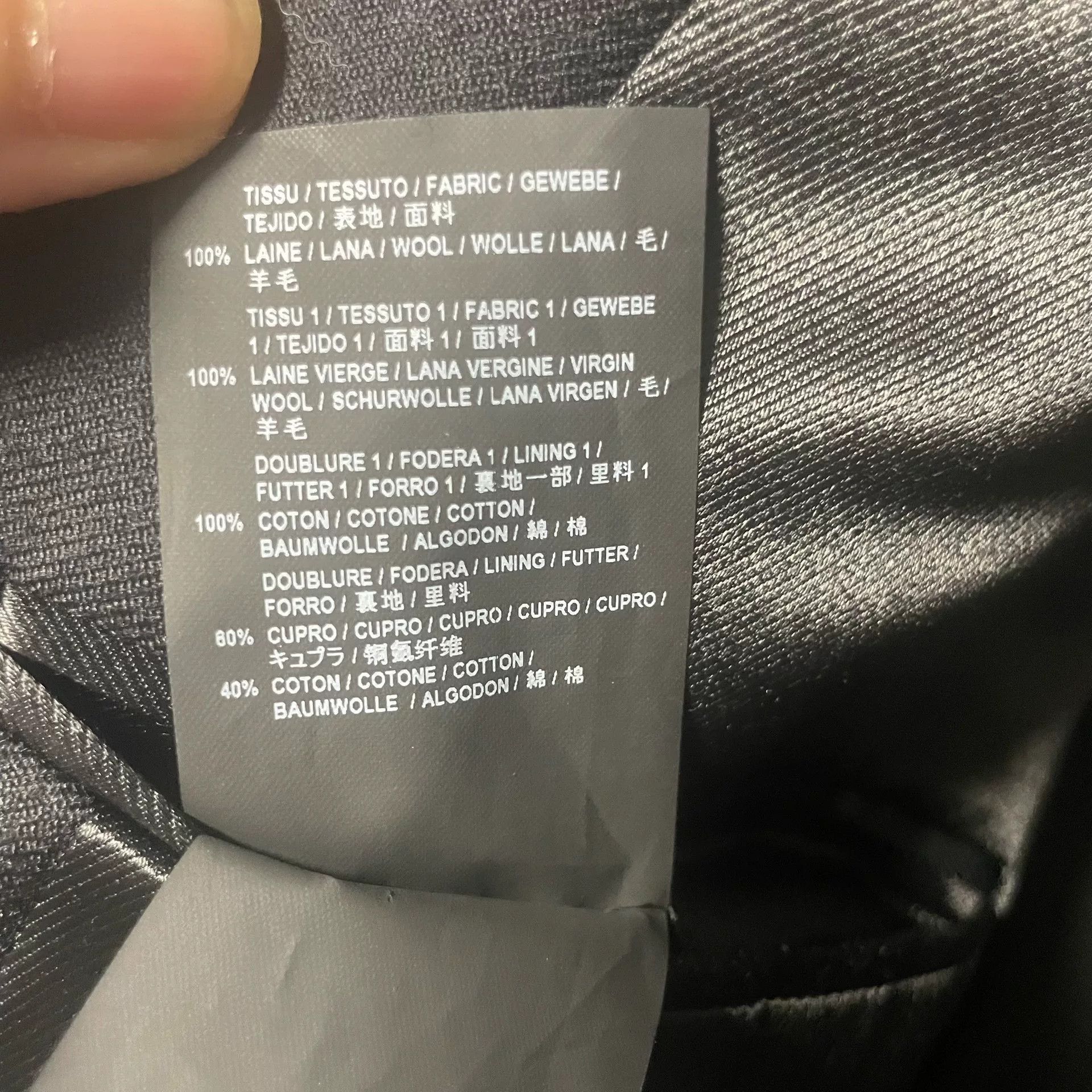 Saint Laurent Paris Saint Laurent Black Wool Coat Size US M / EU 48-50 / 2 - 3 Thumbnail