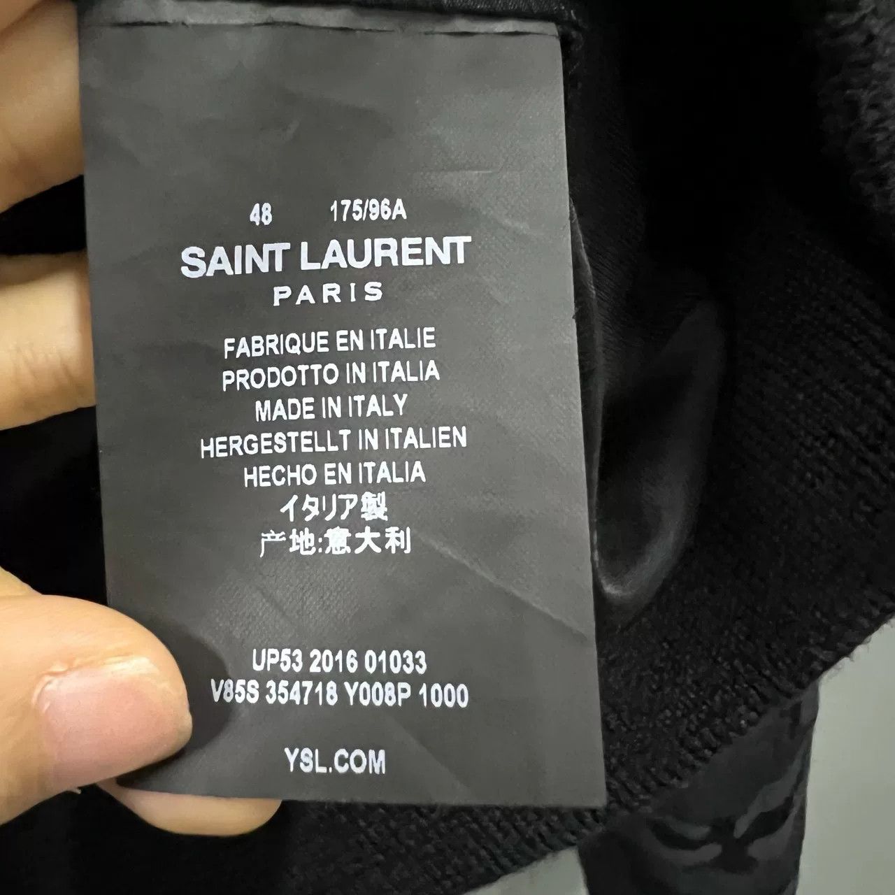 Saint Laurent Paris Saint Laurent Black Camouflage Baseball Jacket Size US M / EU 48-50 / 2 - 5 Thumbnail