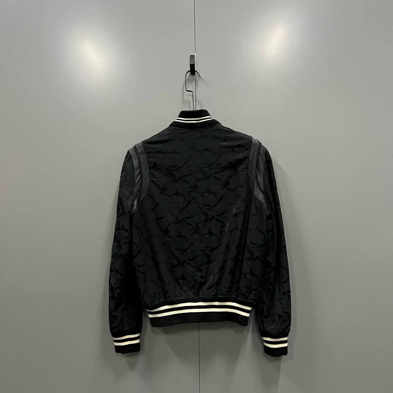 Saint Laurent Paris Saint Laurent Black Camouflage Baseball Jacket Size US M / EU 48-50 / 2 - 3 Thumbnail